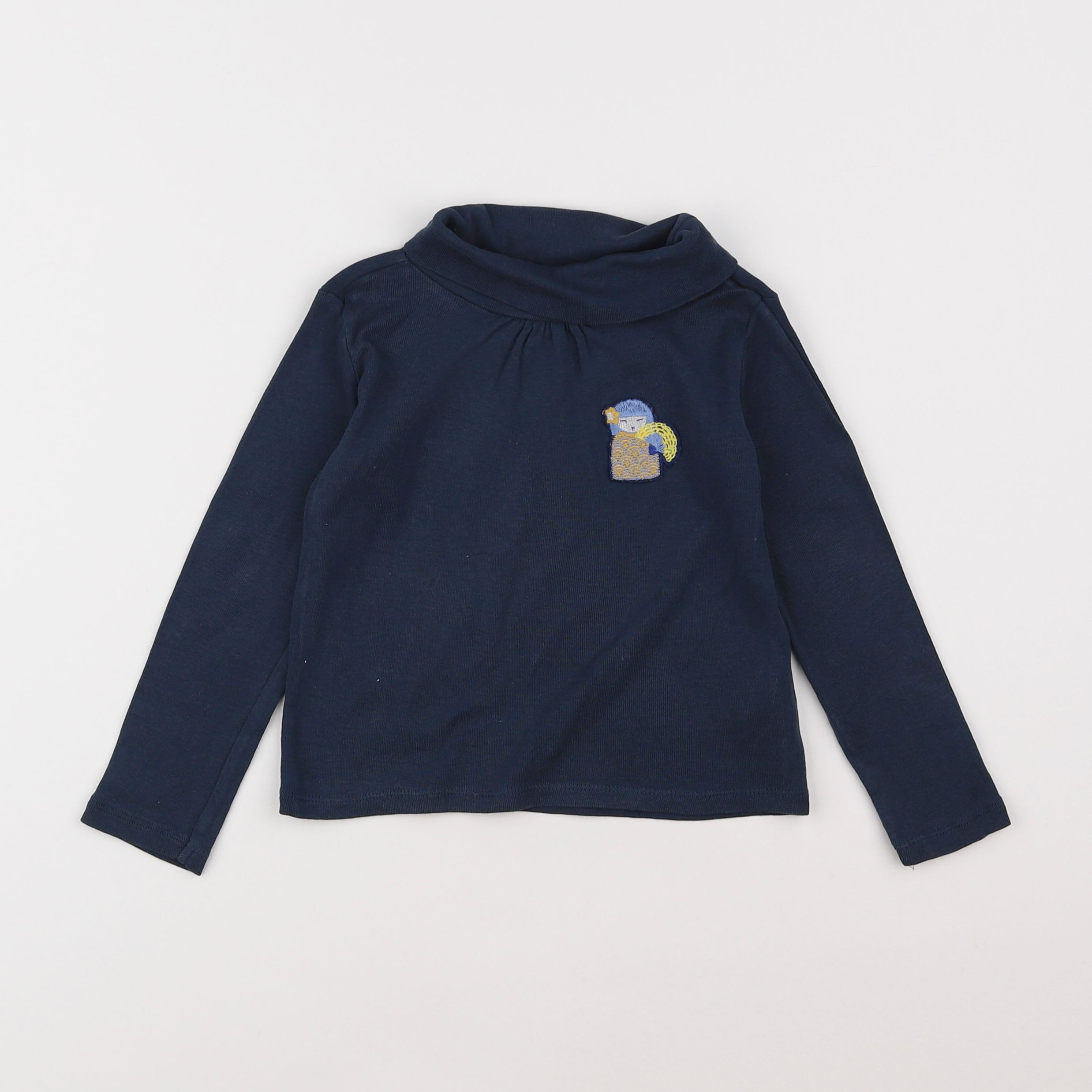 Vertbaudet - tee-shirt bleu - 4 ans