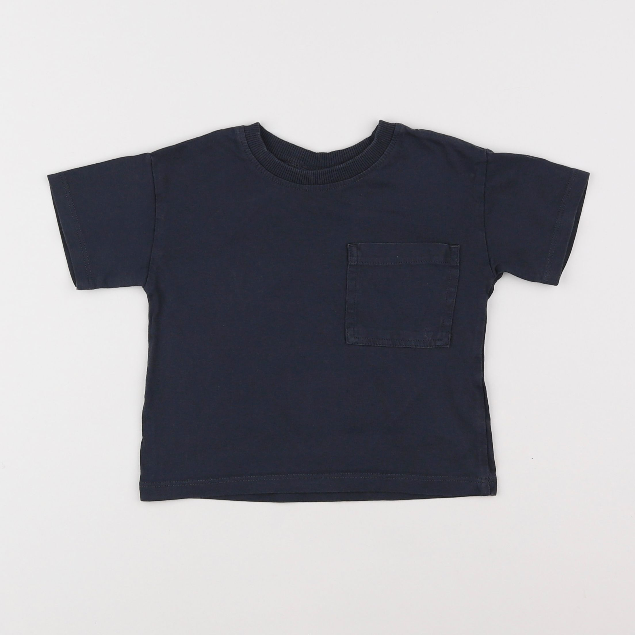 Zara - tee-shirt bleu - 12/18 mois