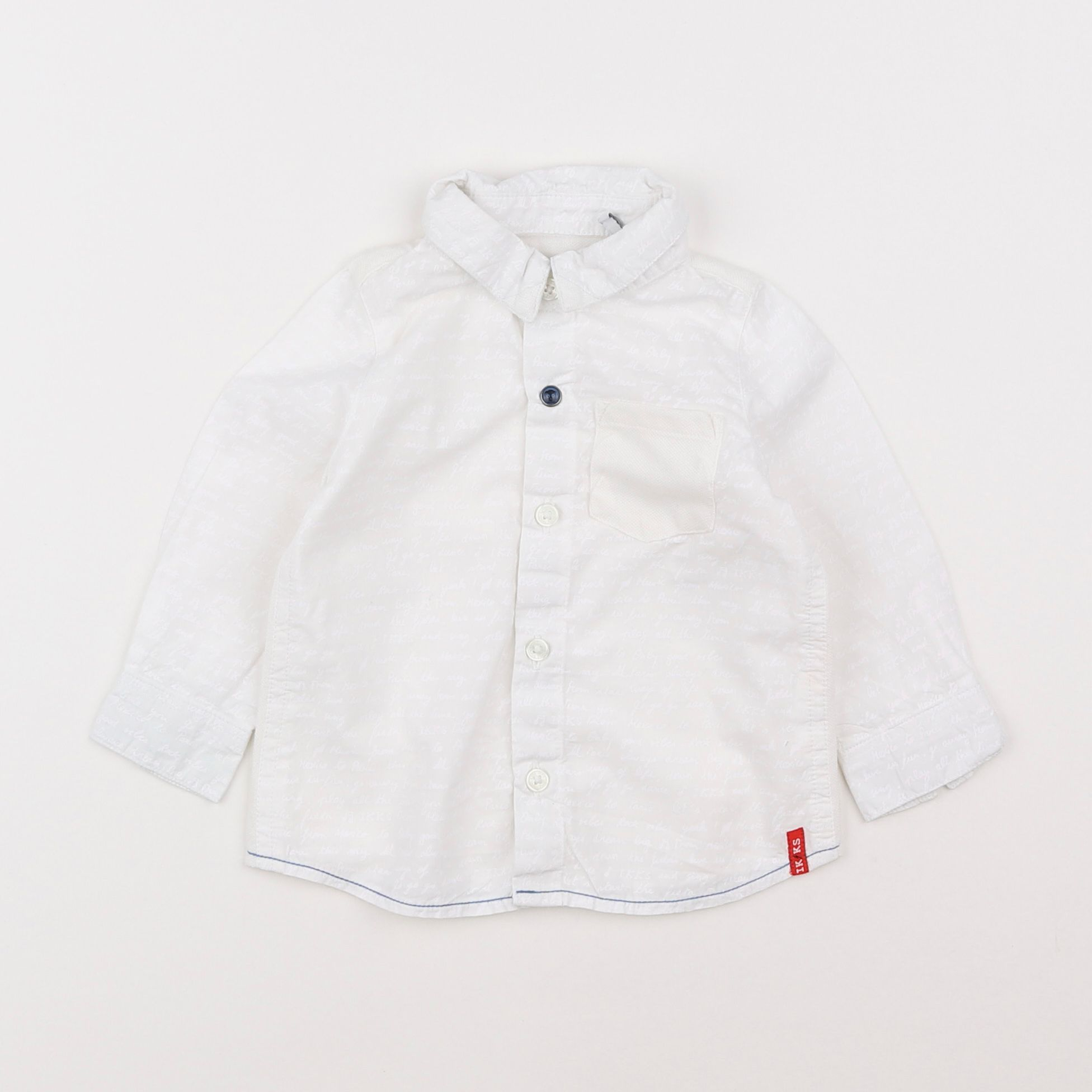 IKKS - chemise blanc - 6 mois