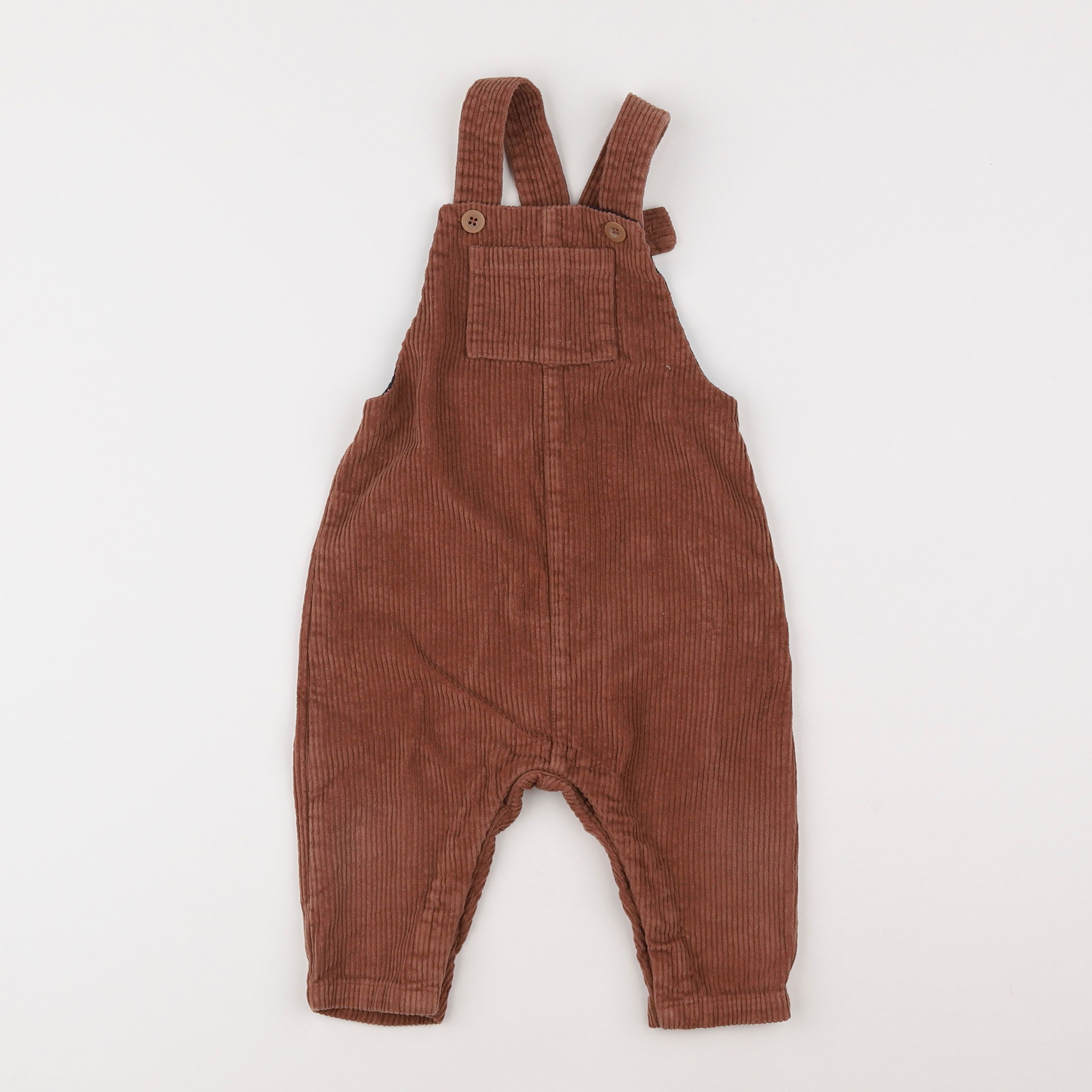 Petit Bateau - salopette marron - 18 mois