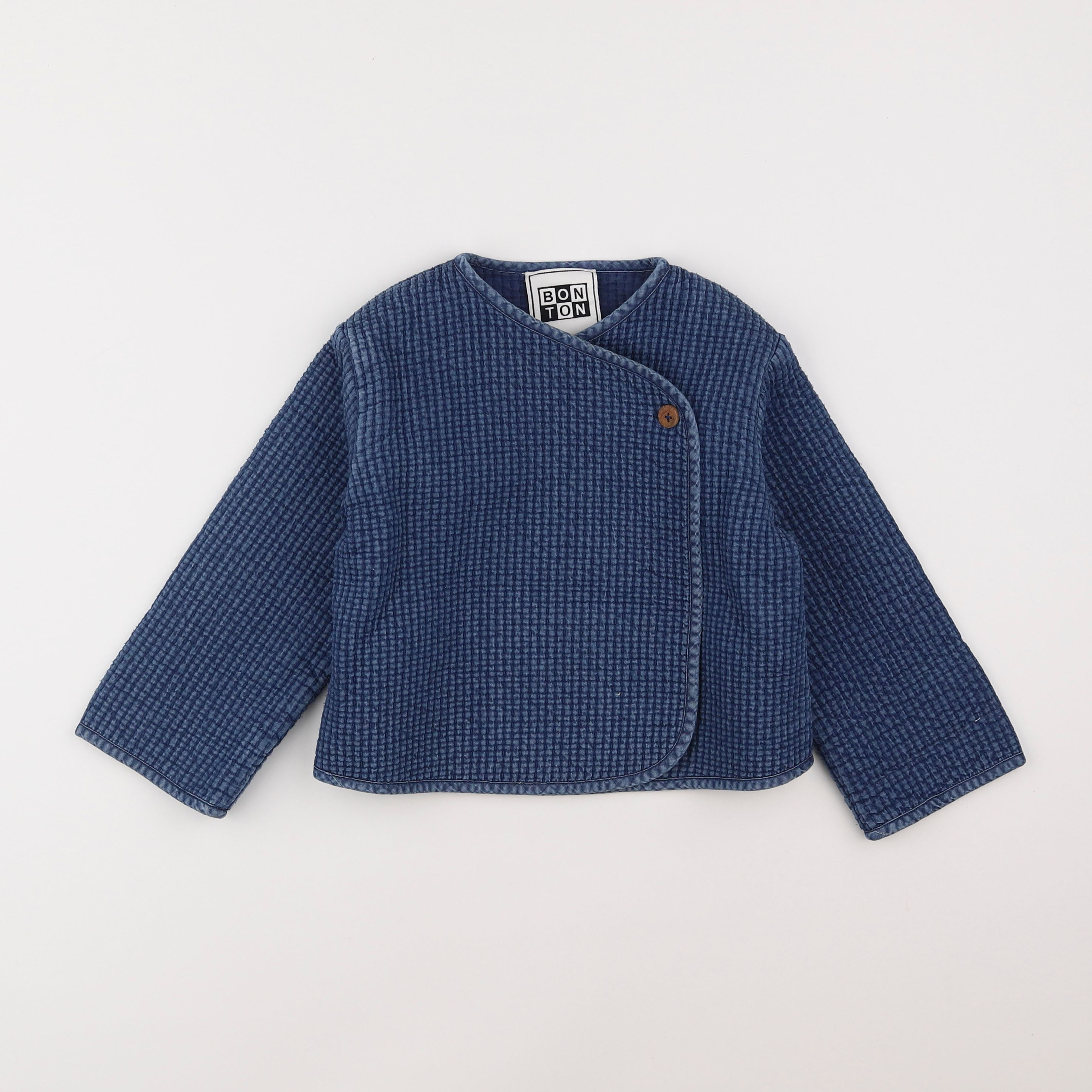 Bonton - veste bleu - 3 ans