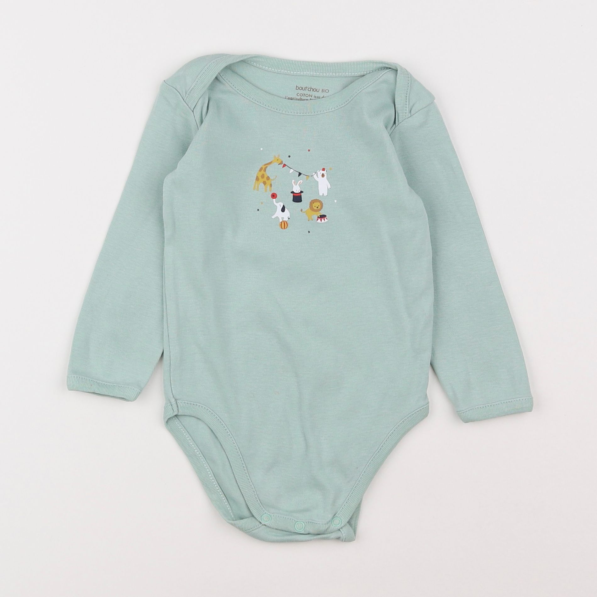 Boutchou - body vert - 18 mois