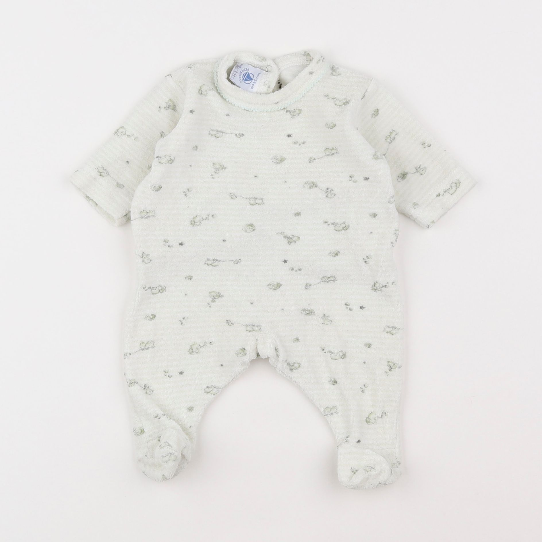 Petit Bateau - pyjama coton multicolore - 1 mois