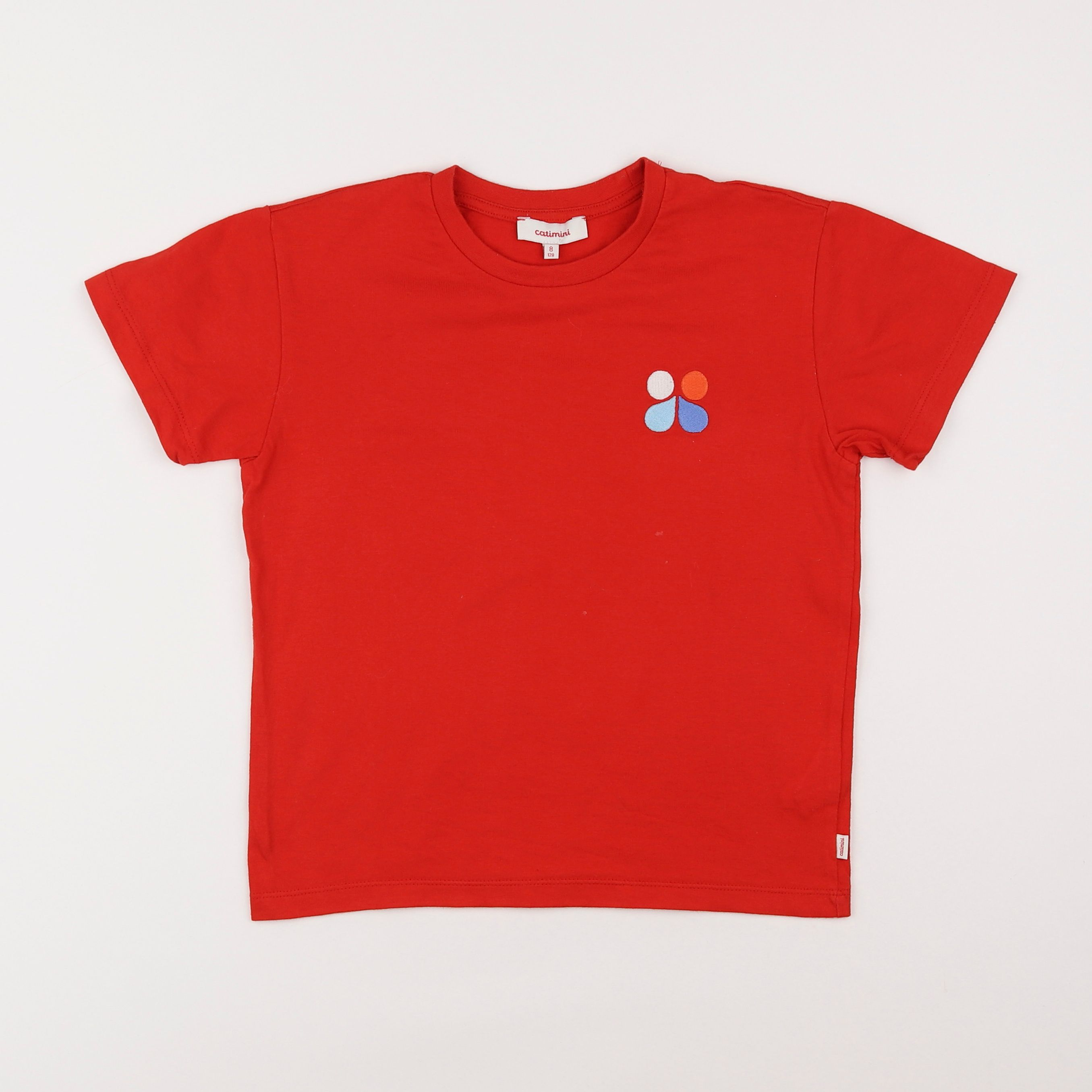 Catimini - tee-shirt rouge - 8 ans