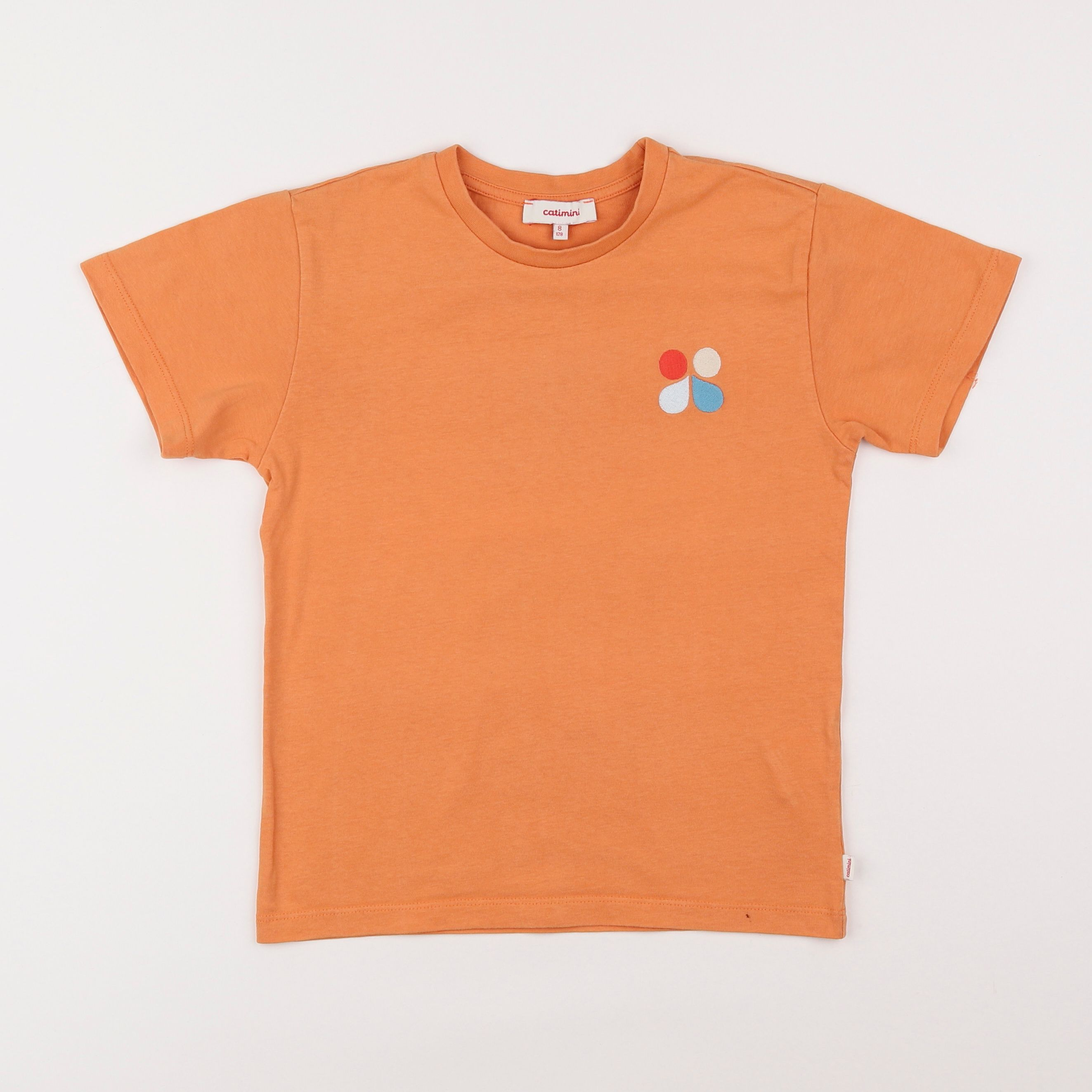 Catimini - tee-shirt orange - 8 ans