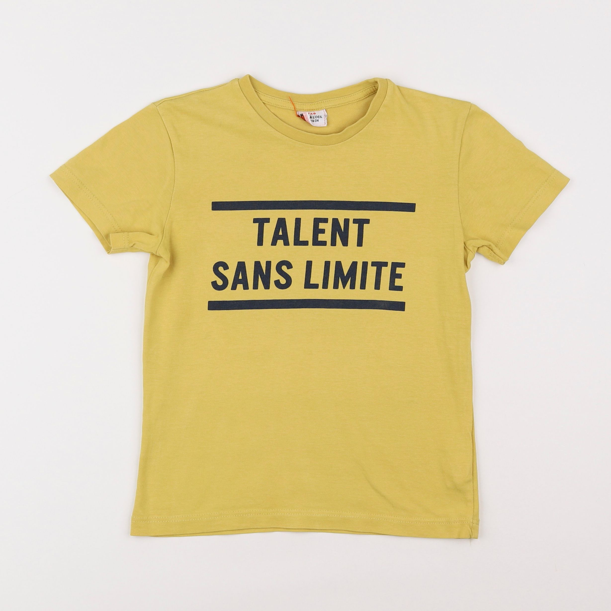 Tape à l'oeil - tee-shirt jaune - 6 ans