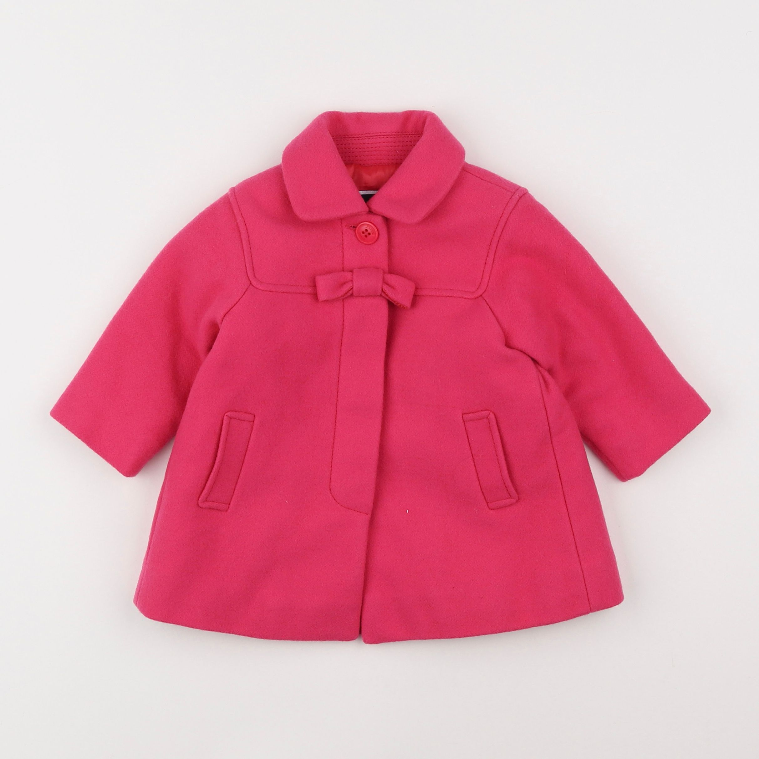 Jacadi - manteau rose - 6 mois