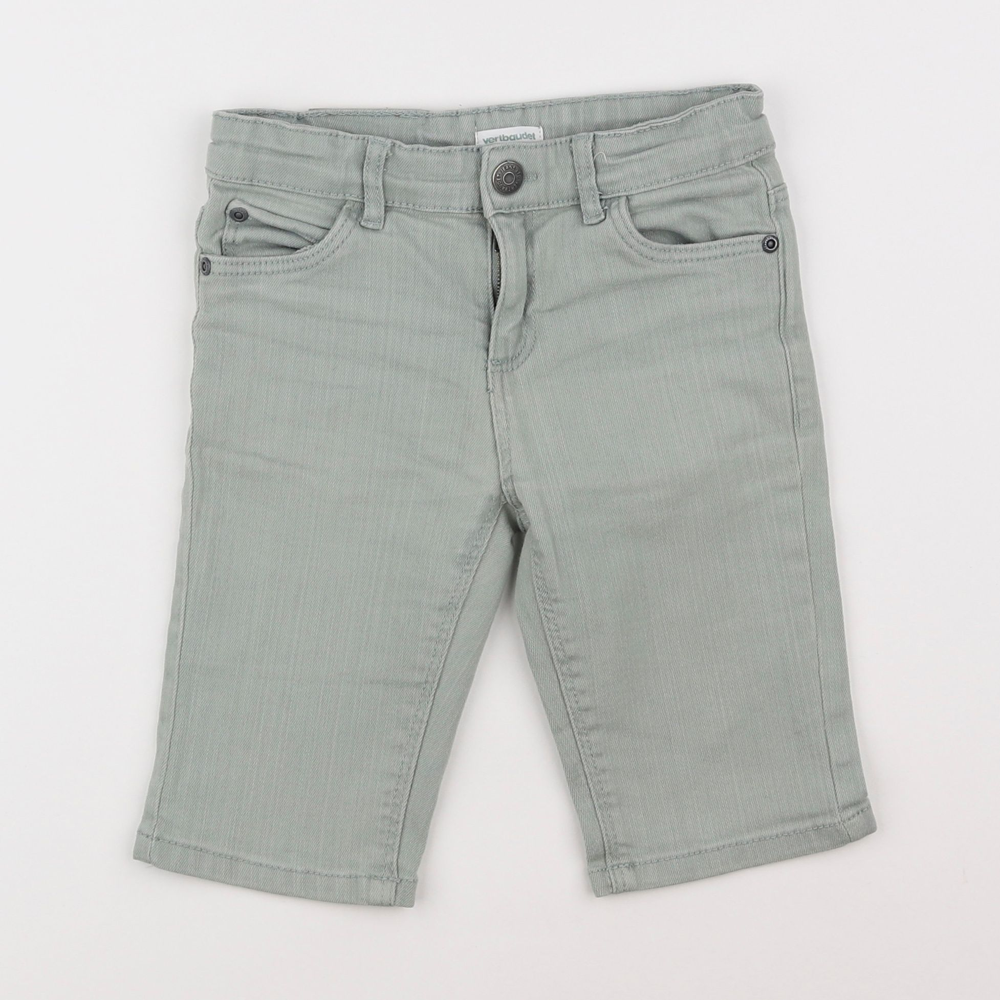 Vertbaudet - short vert - 5 ans