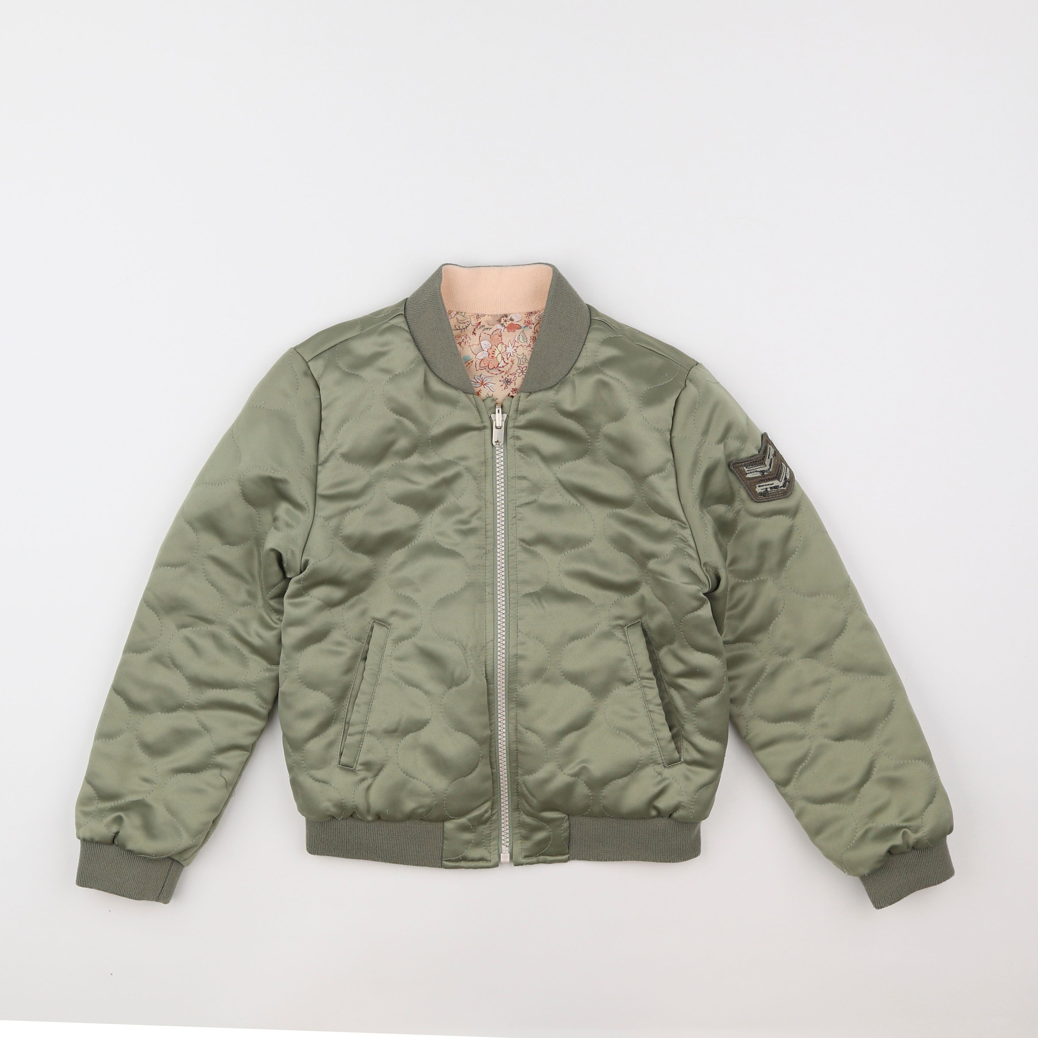 IKKS - veste réversible vert - 8 ans