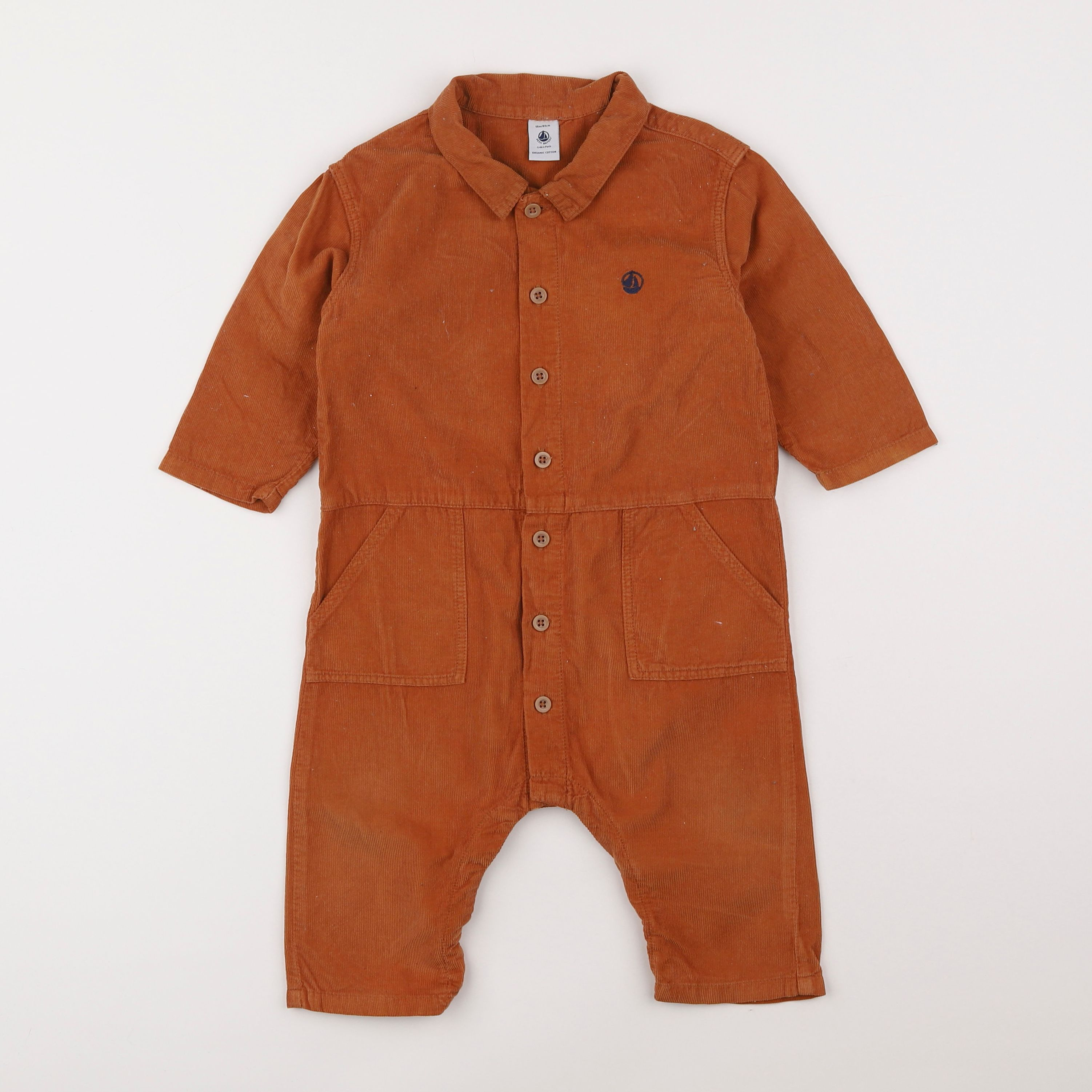 Petit Bateau - combinaison marron - 18 mois