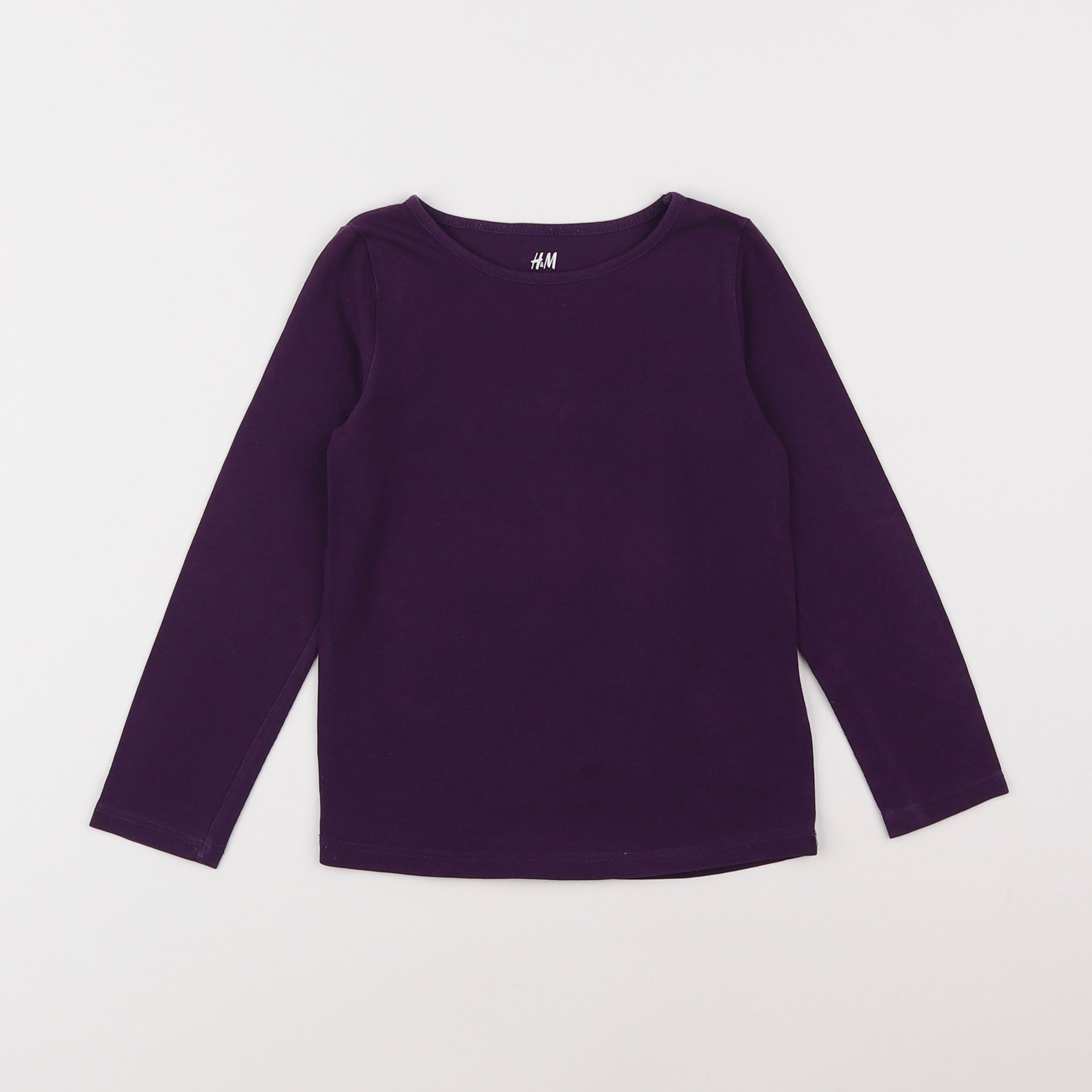 H&M - tee-shirt violet - 2/4 ans