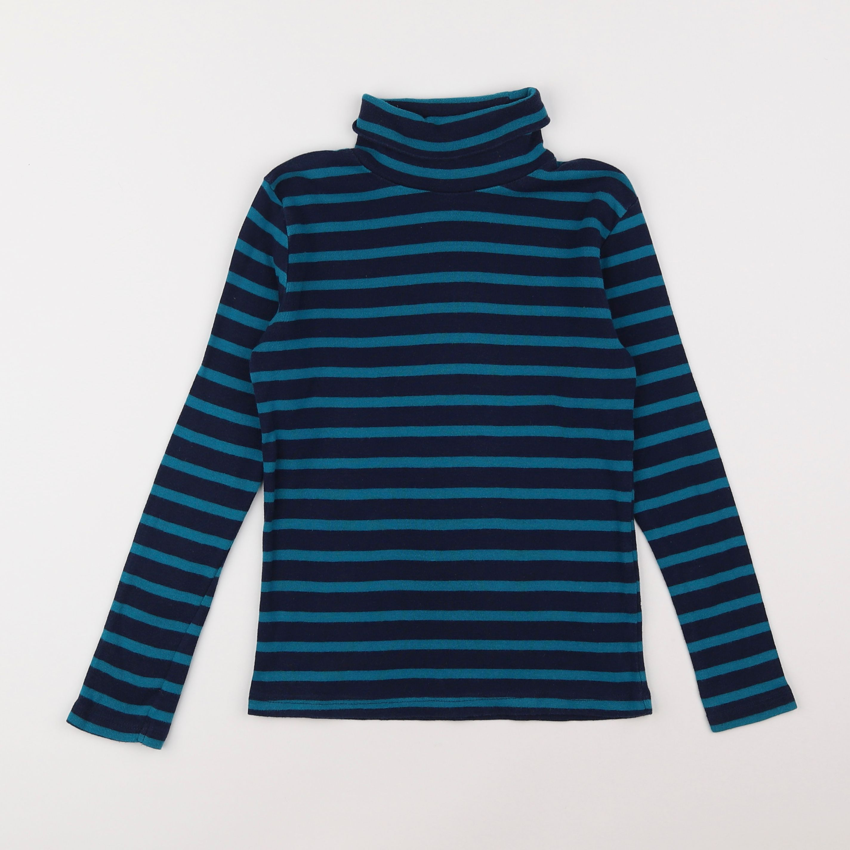 H&M - sous-pull bleu - 6/8 ans