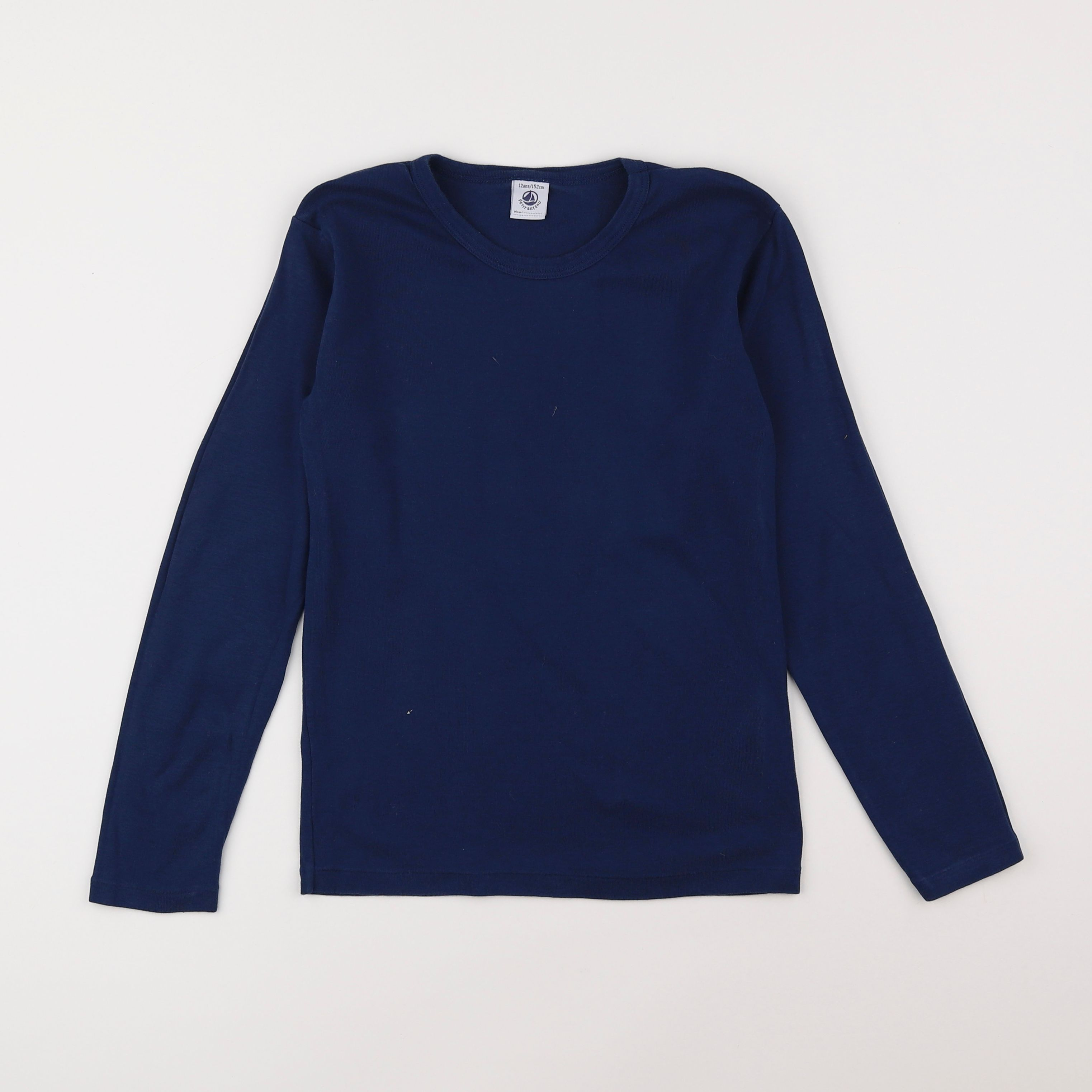 Petit Bateau - maillot de corps bleu - 12 ans