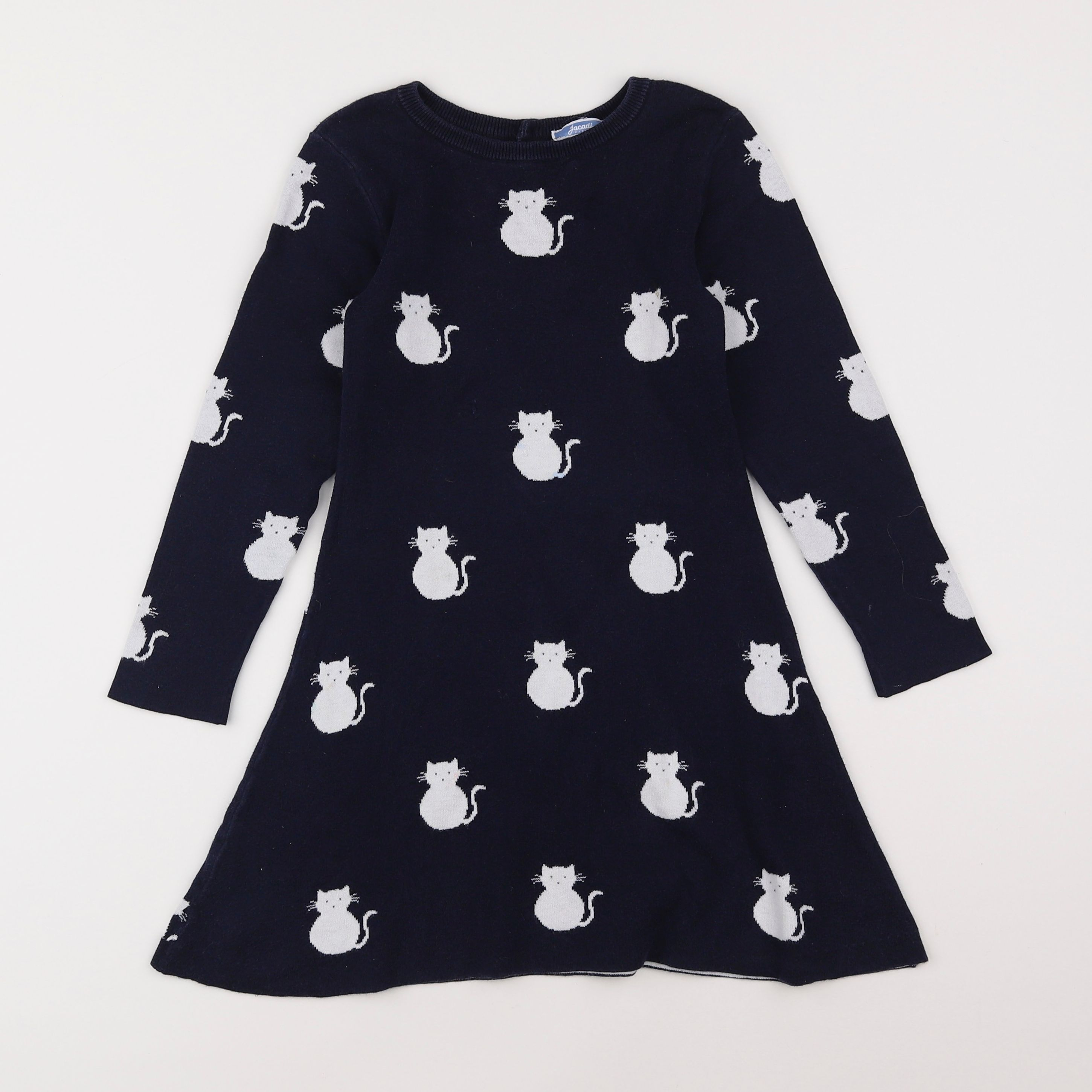 Jacadi - robe bleu, blanc - 6 ans