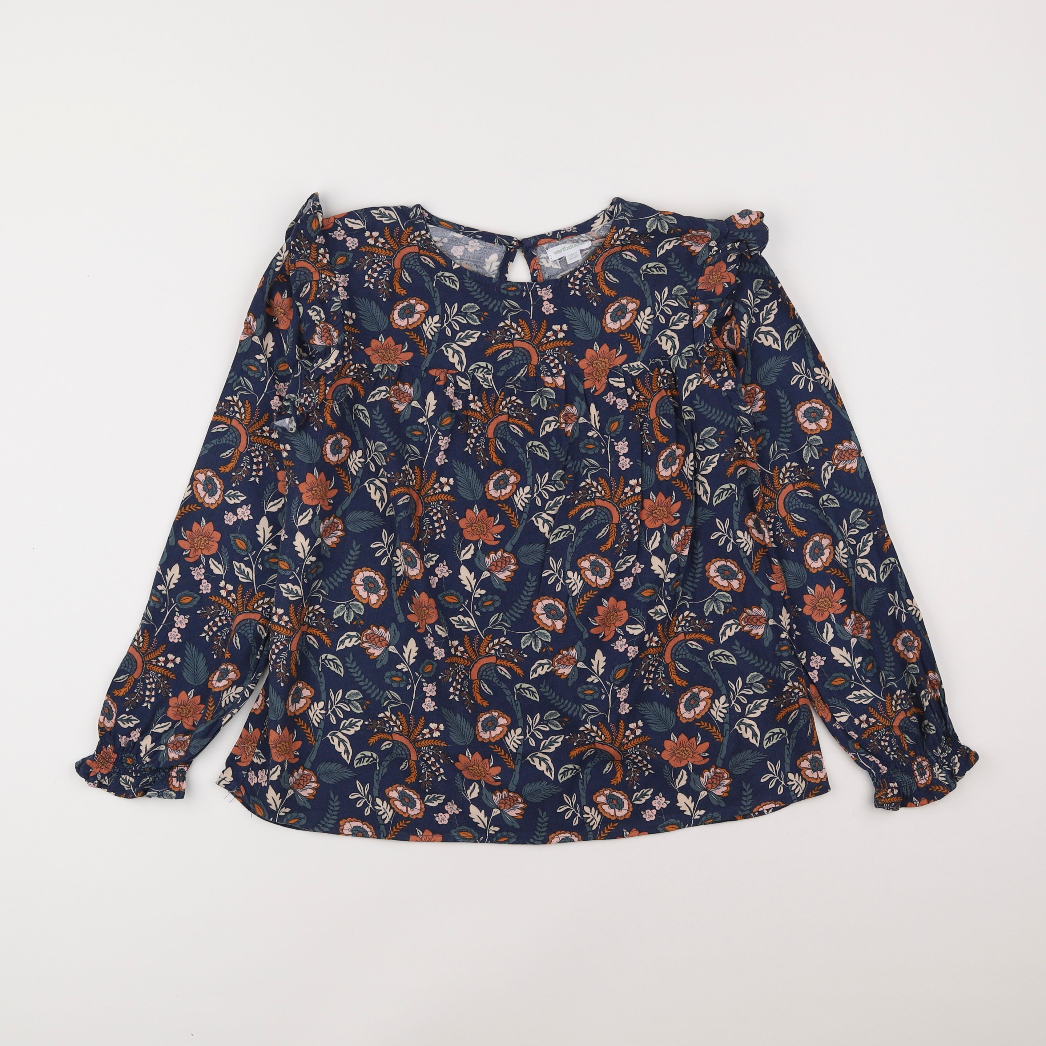 Vertbaudet - blouse bleu - 10 ans