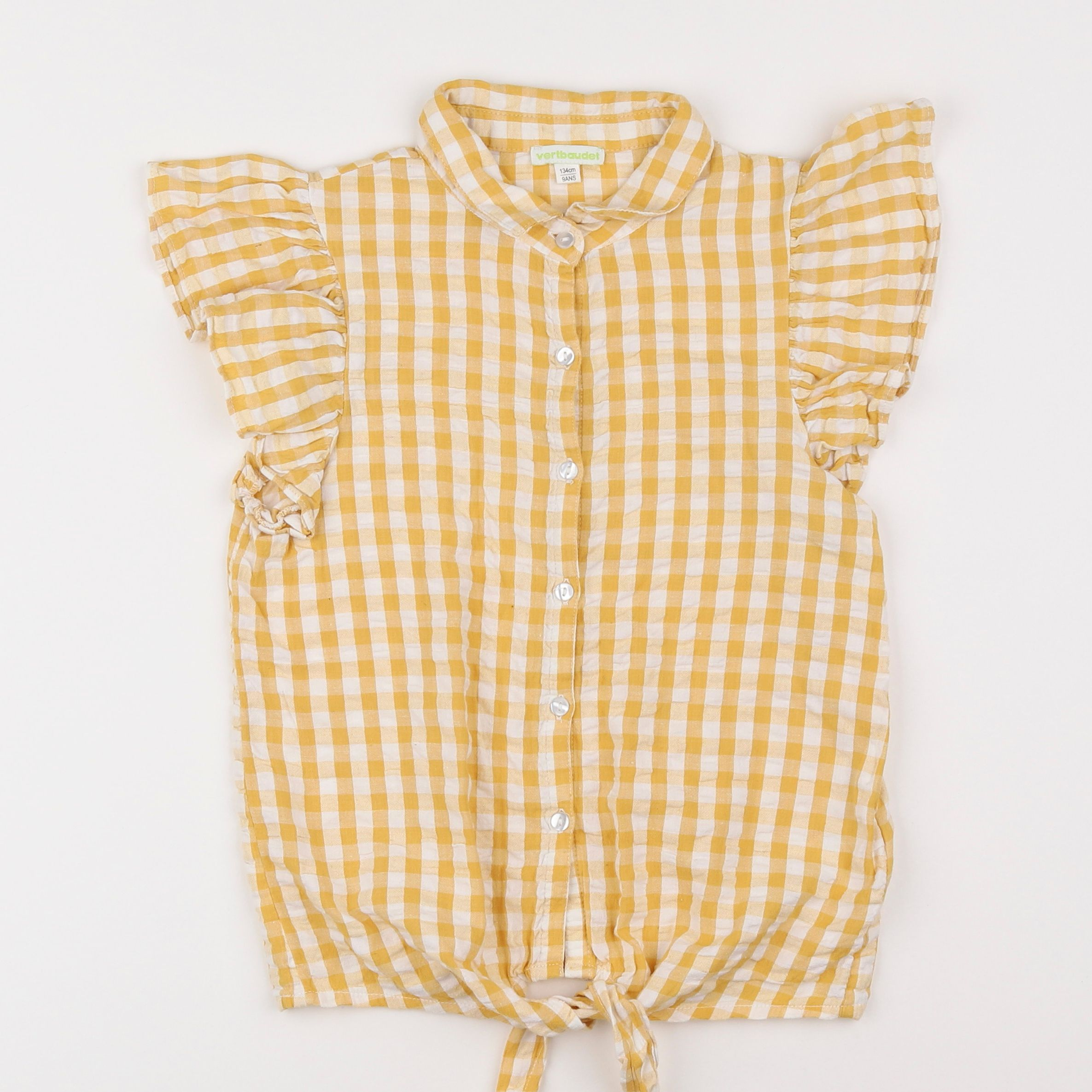 Vertbaudet - blouse jaune - 9 ans