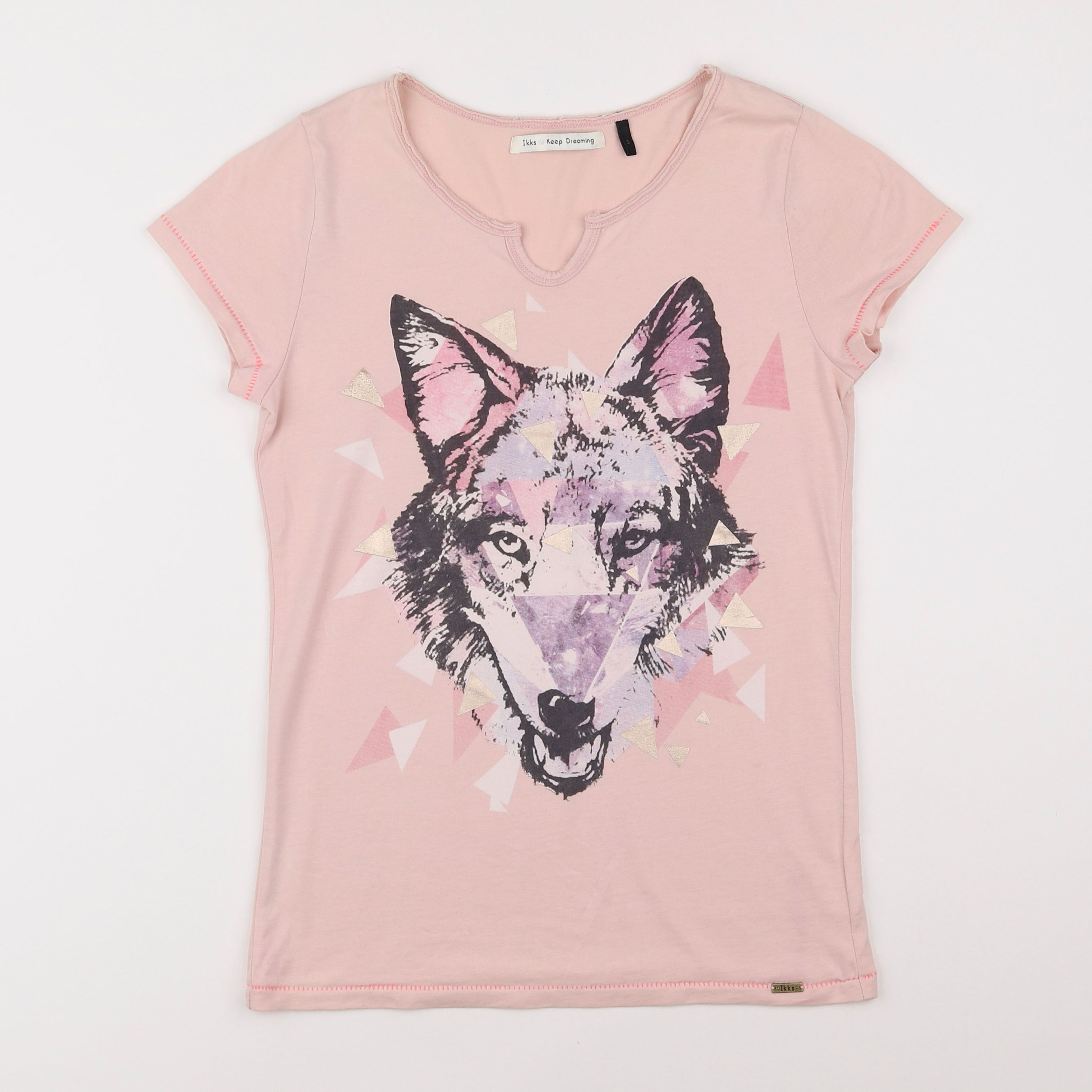 IKKS - tee-shirt rose - 14 ans