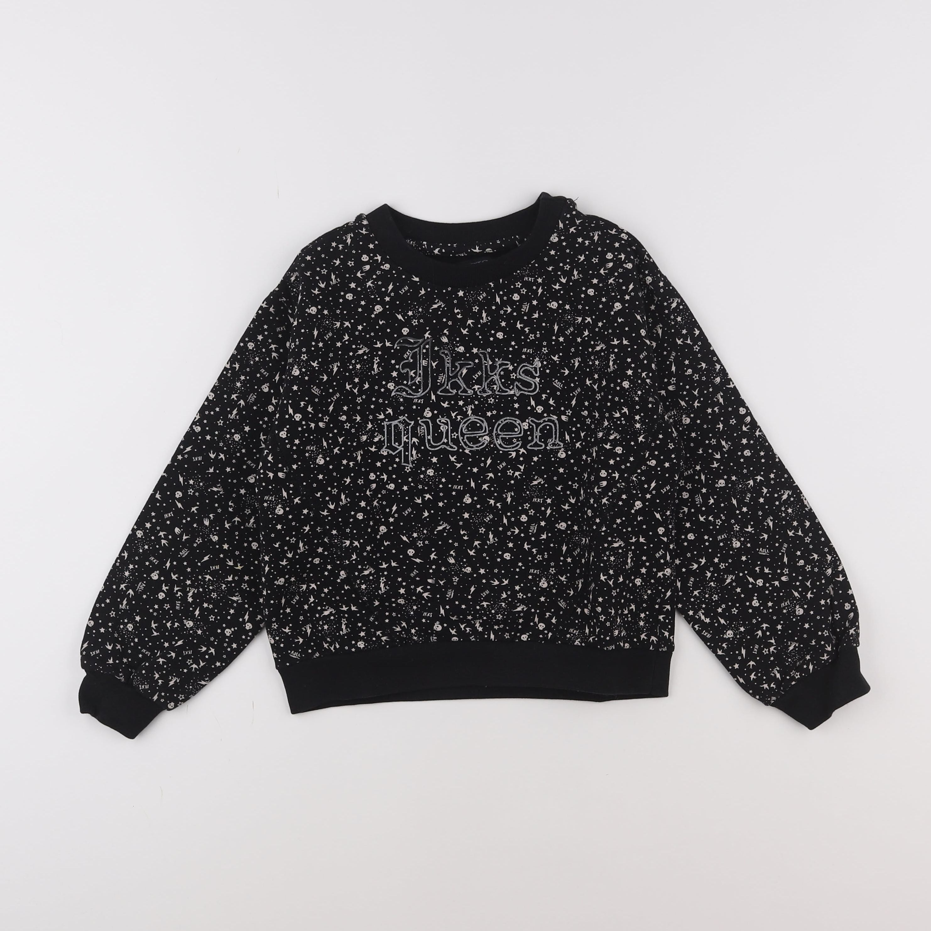 IKKS - sweat noir - 6 ans