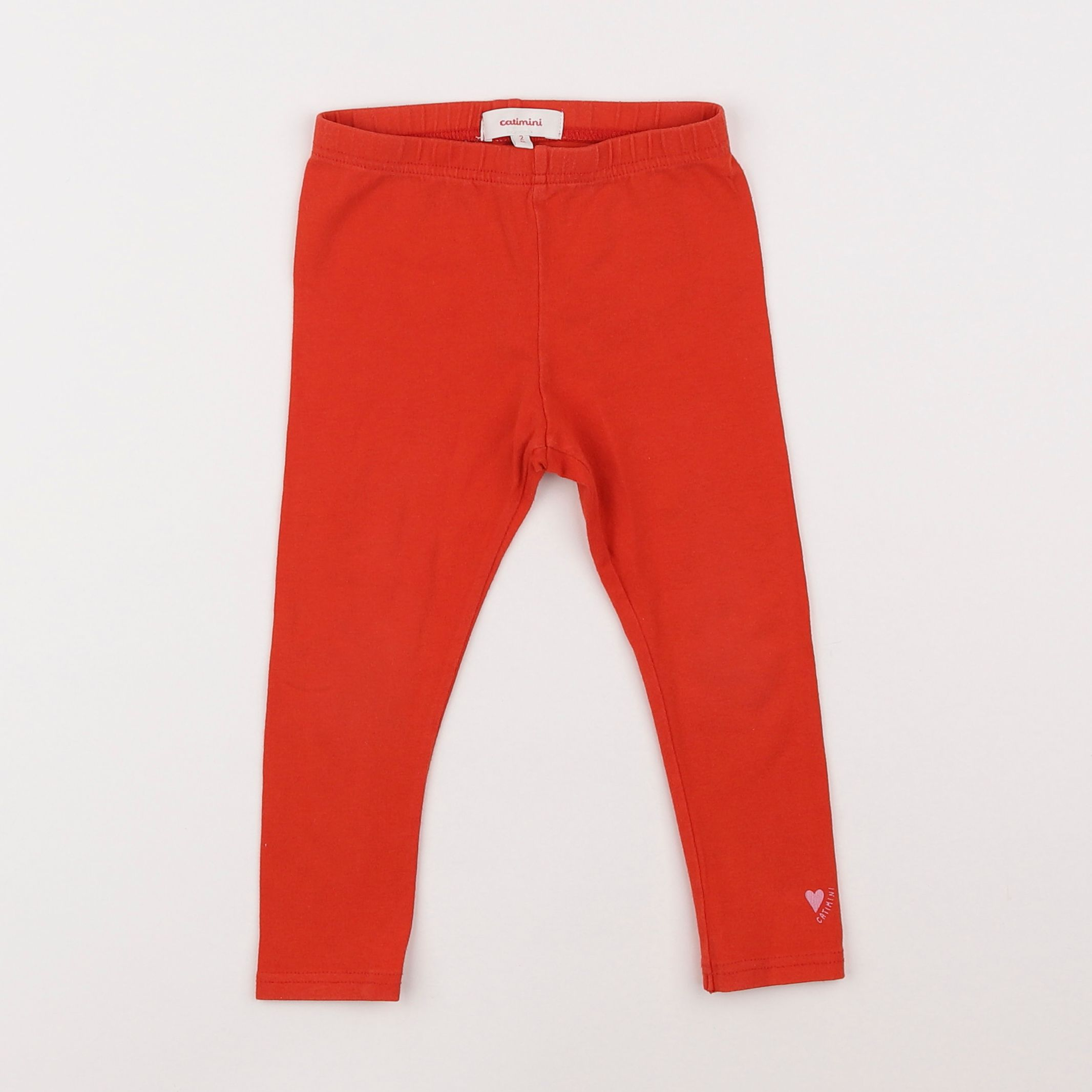 Catimini - legging rouge - 2 ans