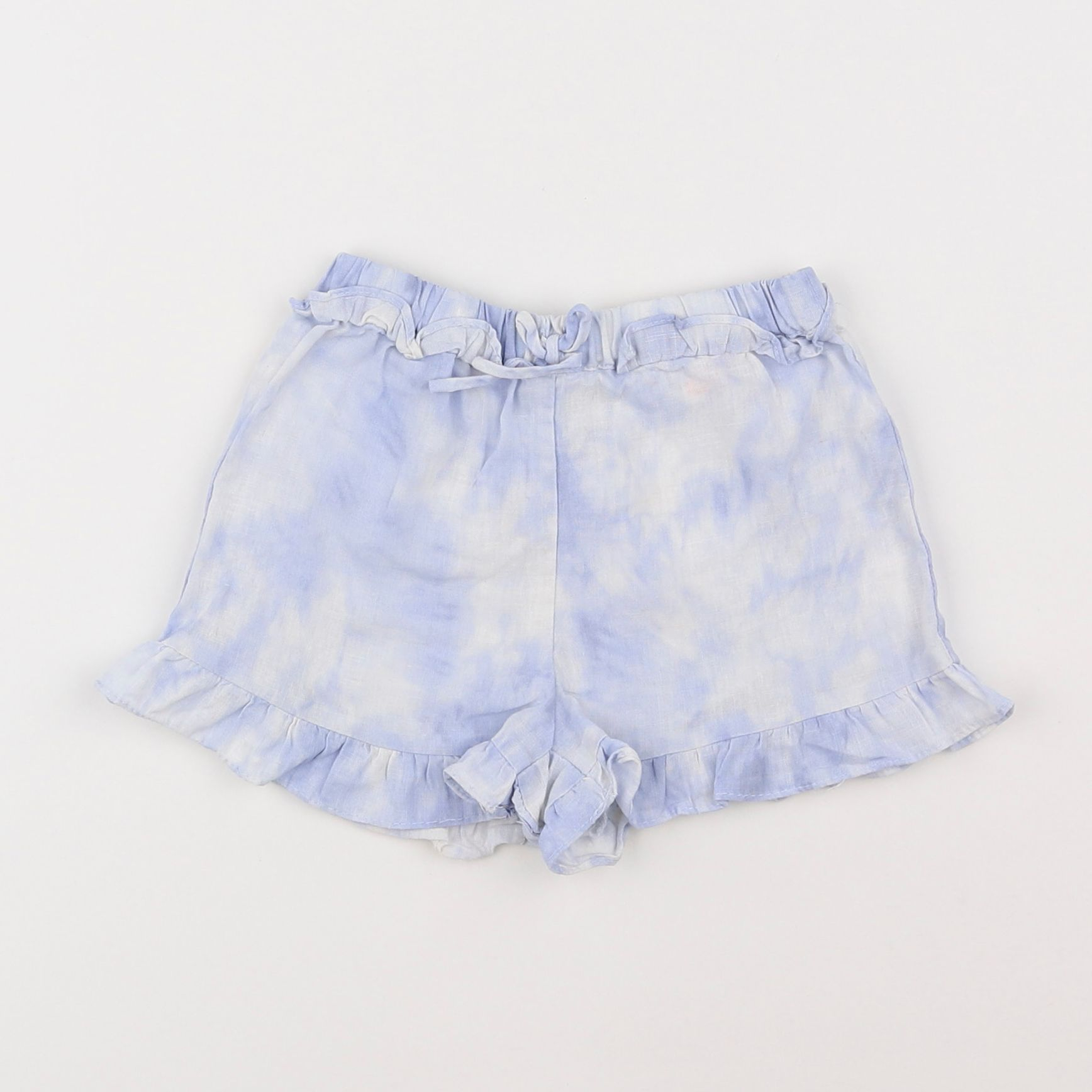 Zara - short bleu, blanc - 18 mois à 2 ans