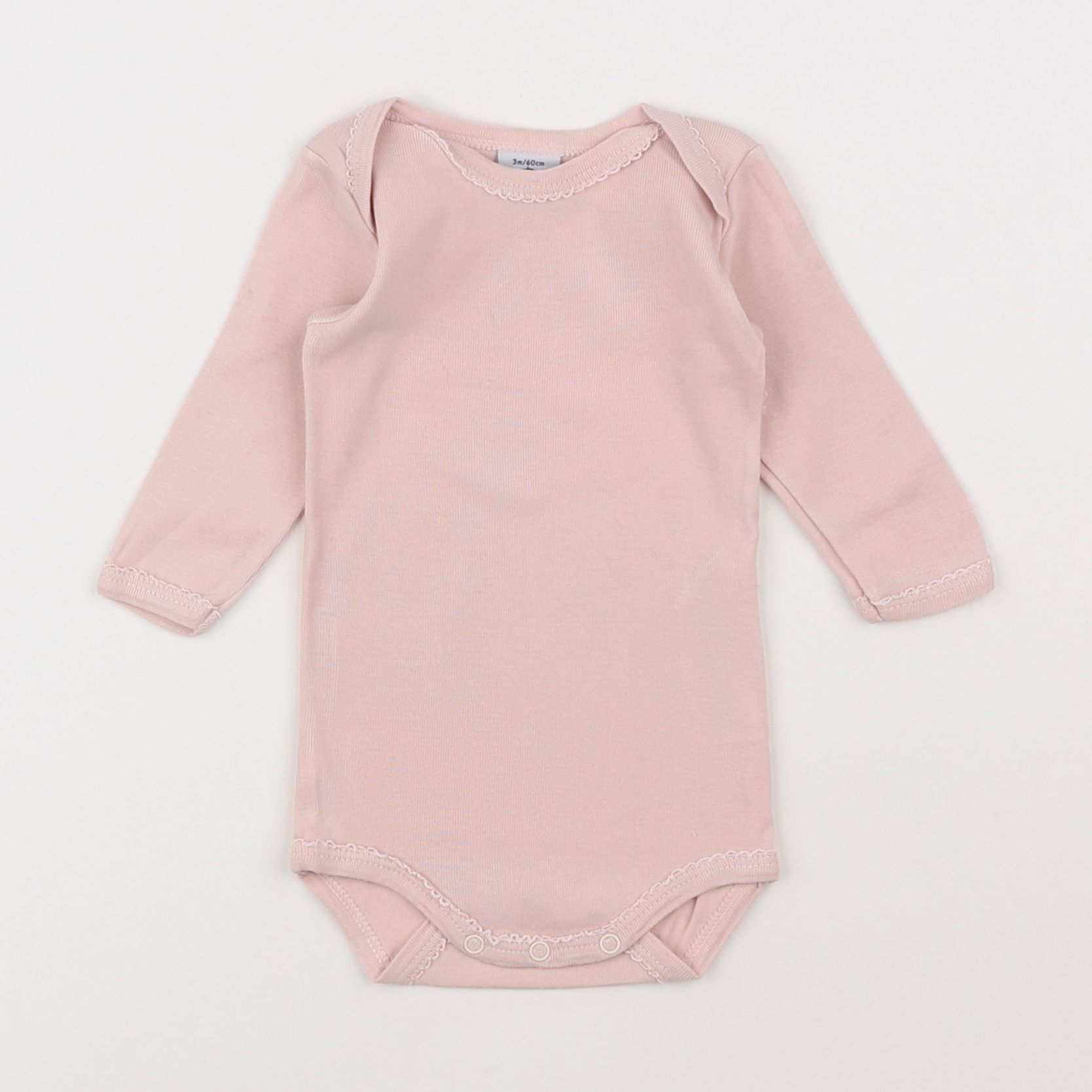 Petit Bateau - body rose - 3 mois