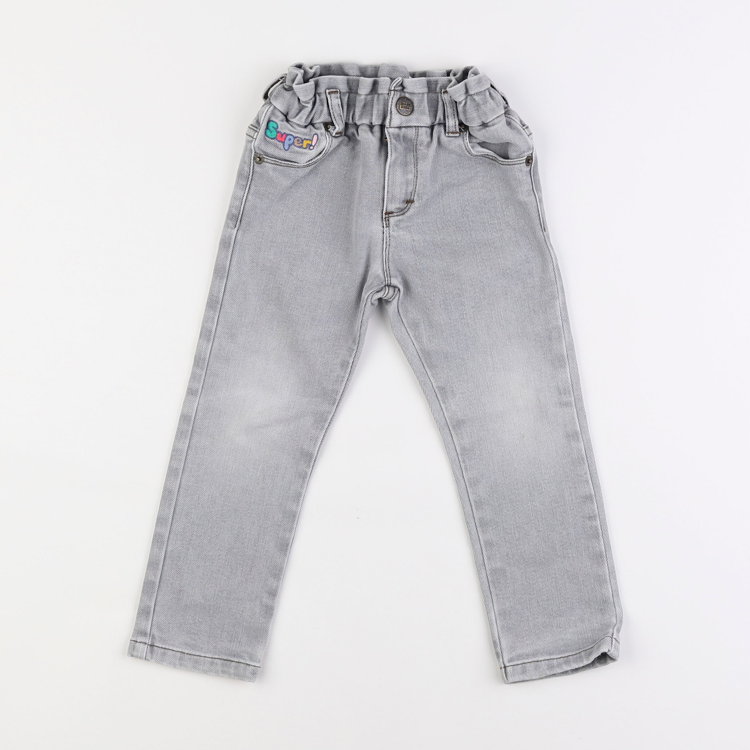 Bonton - jean gris - 4 ans