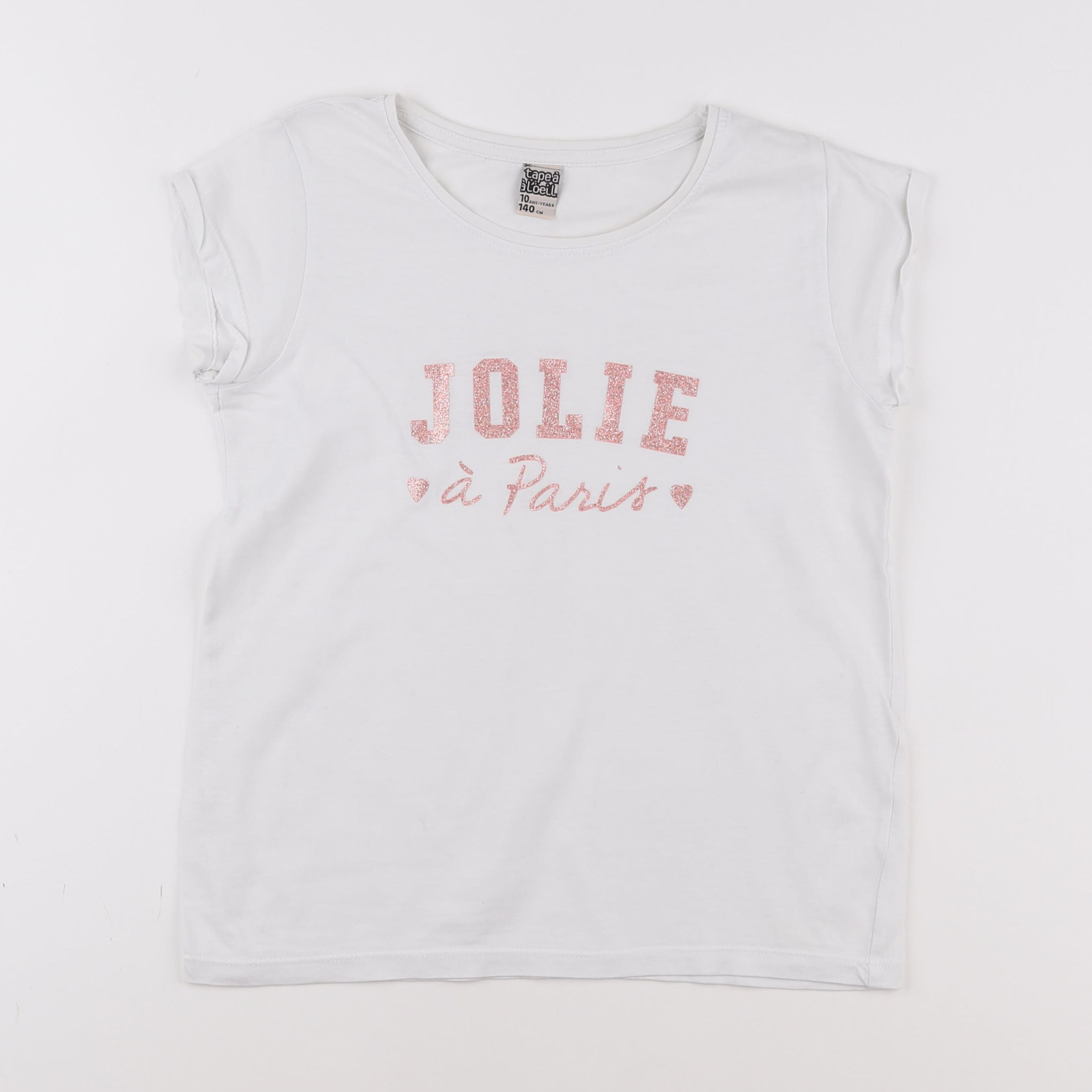 Tape à l'oeil - tee-shirt blanc - 10 ans