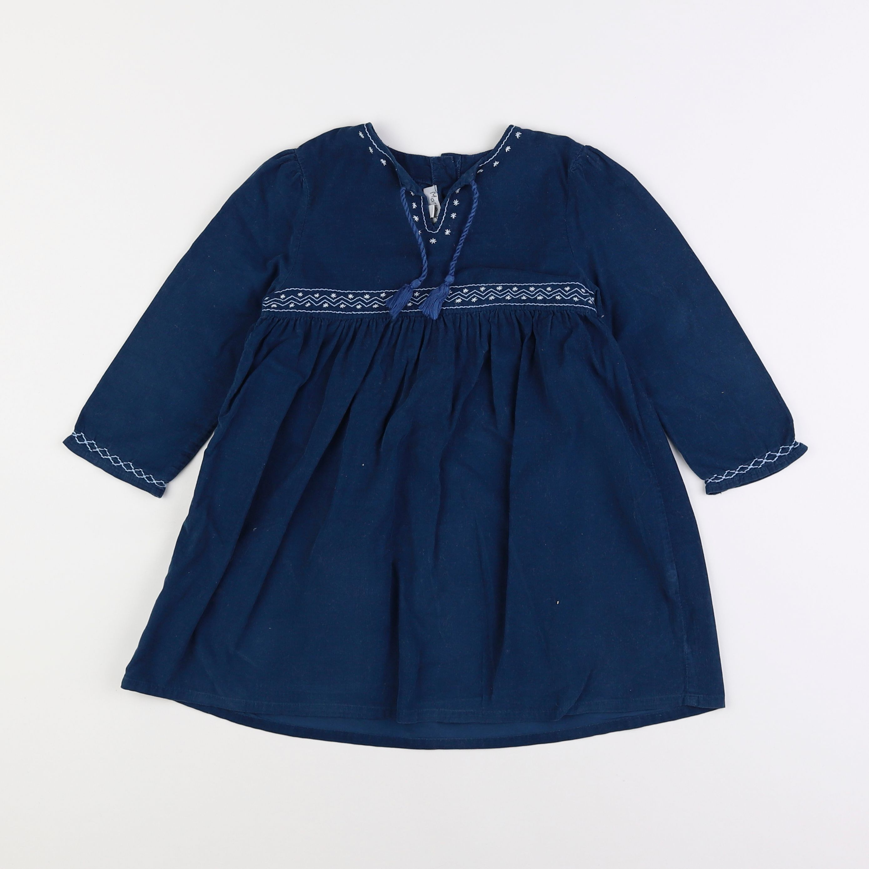 Marie Puce - robe bleu - 4 ans