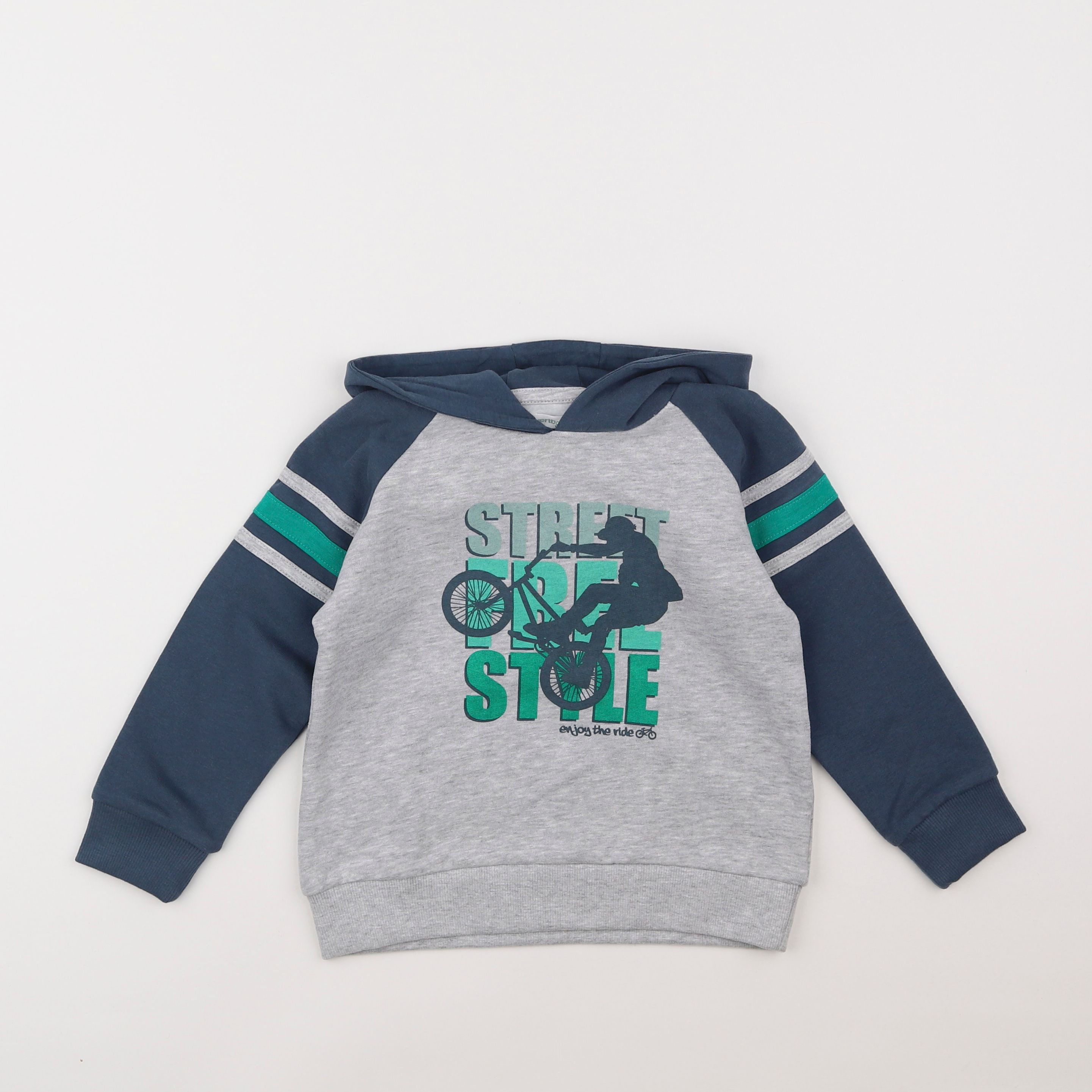 Vertbaudet - sweat multicolore - 4 ans