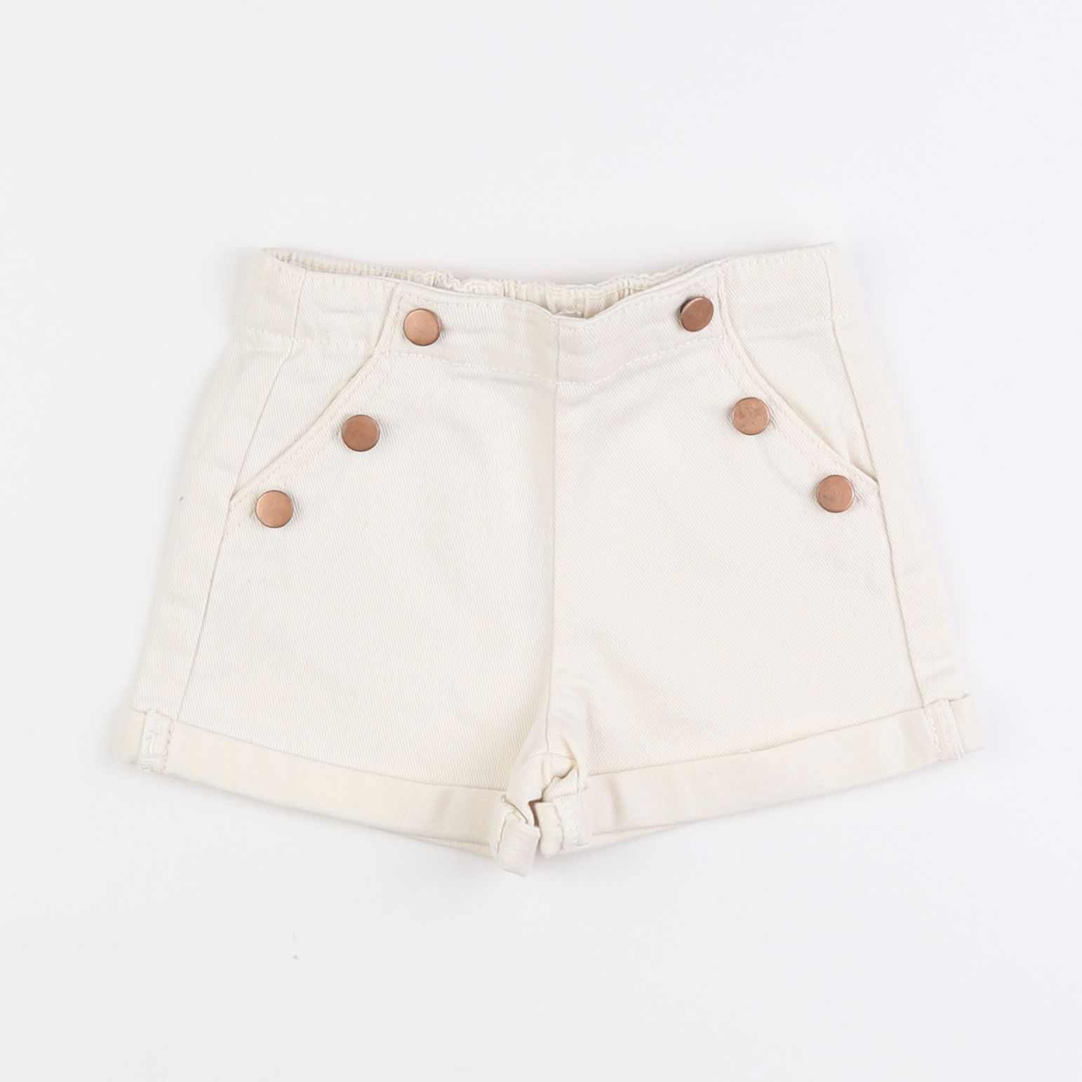 Vertbaudet - short beige - 3 ans