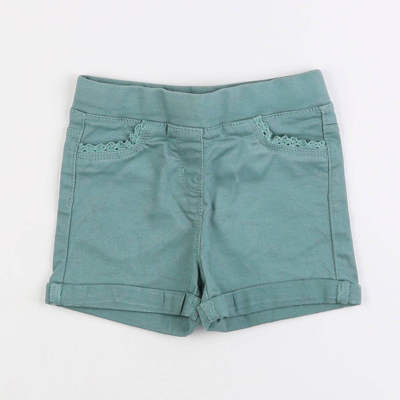 Vertbaudet - short vert - 4 ans