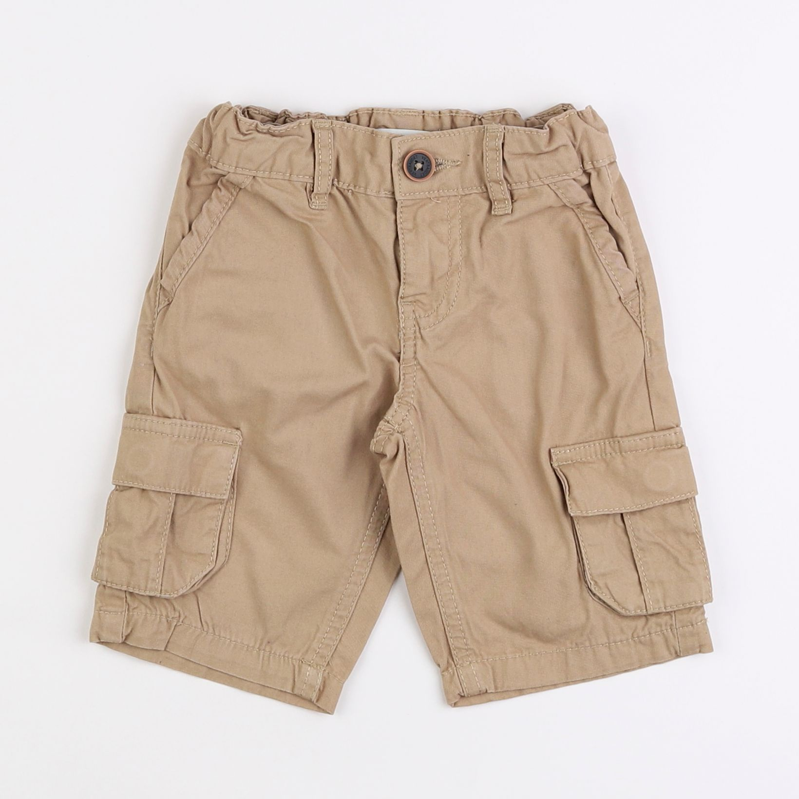 Vertbaudet - short beige - 3 ans