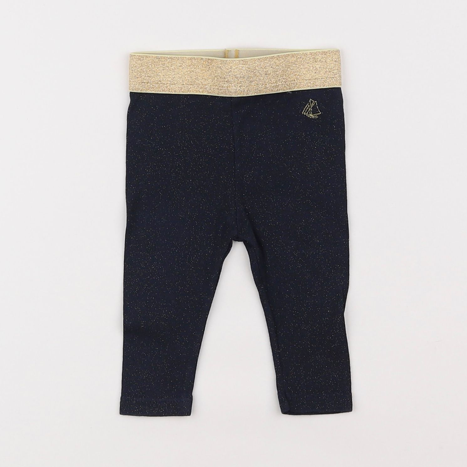 Petit Bateau - legging bleu - 3 mois