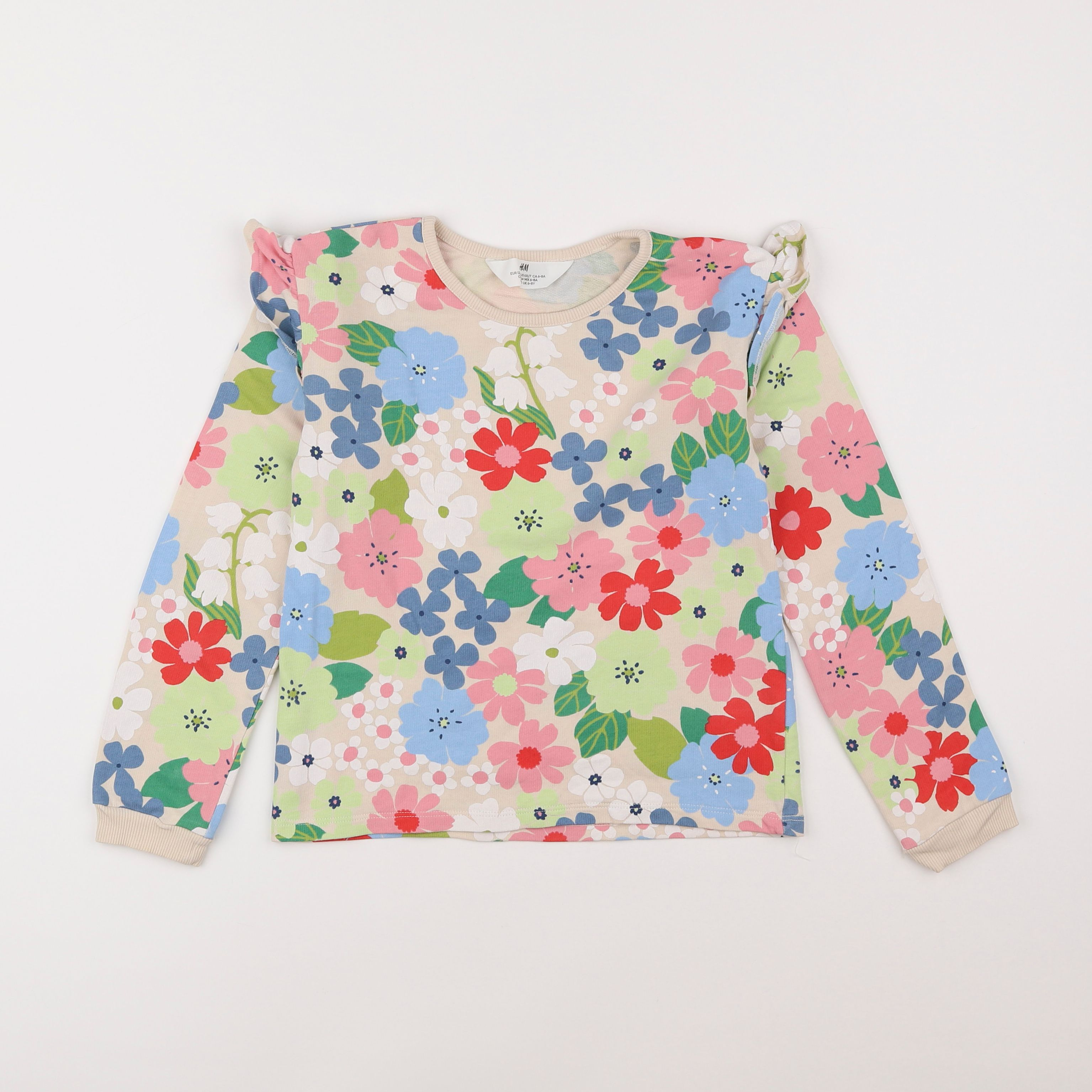 H&M - tee-shirt multicolore - 7/8 ans