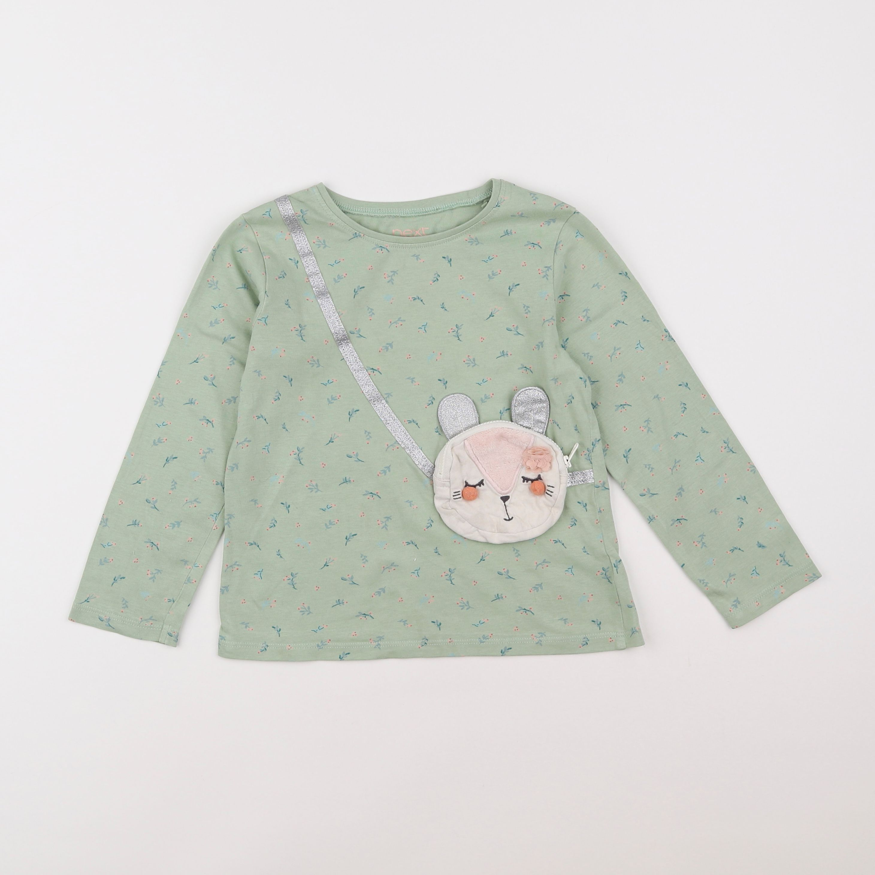 Next - tee-shirt vert - 4/5 ans