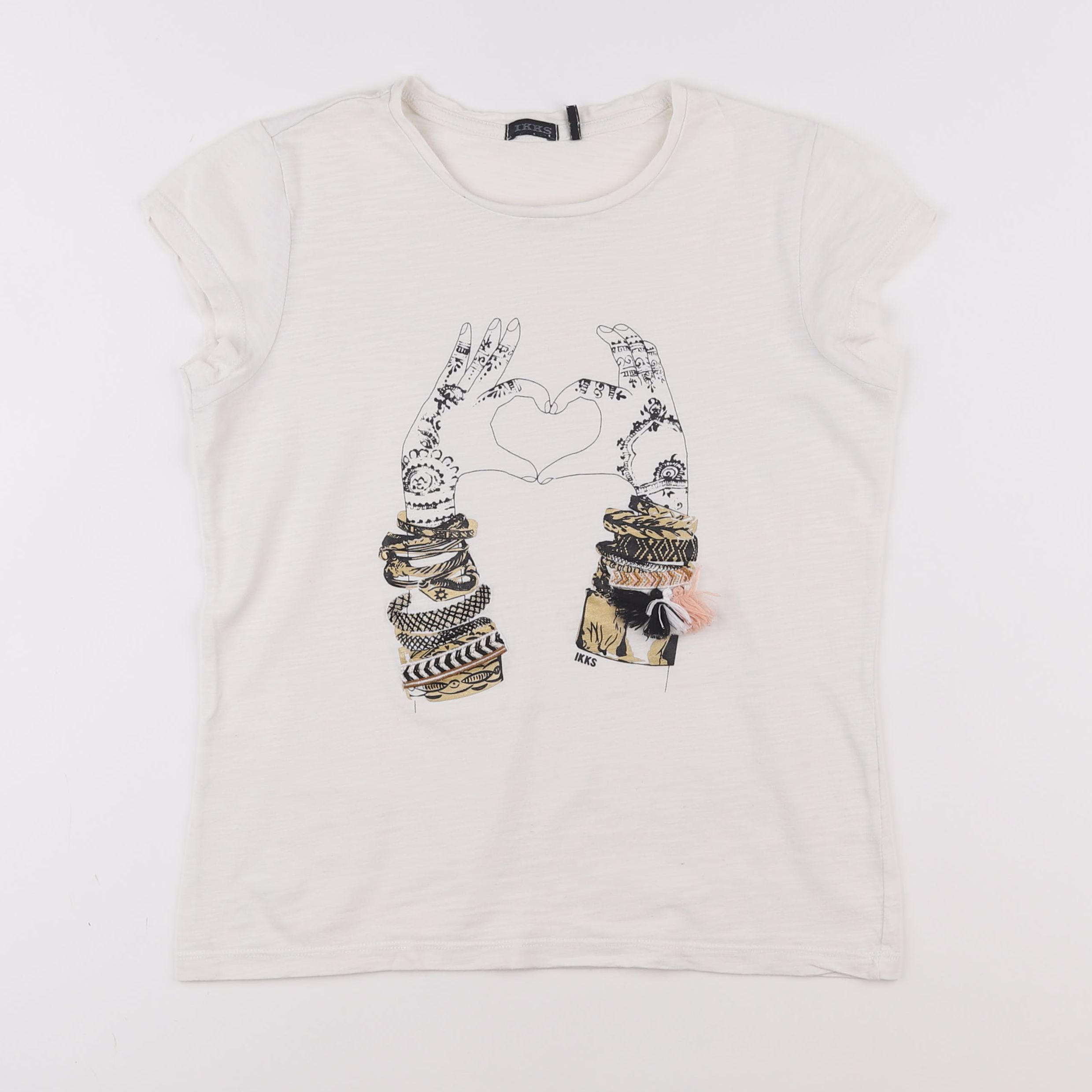 IKKS - tee-shirt blanc - 12 ans