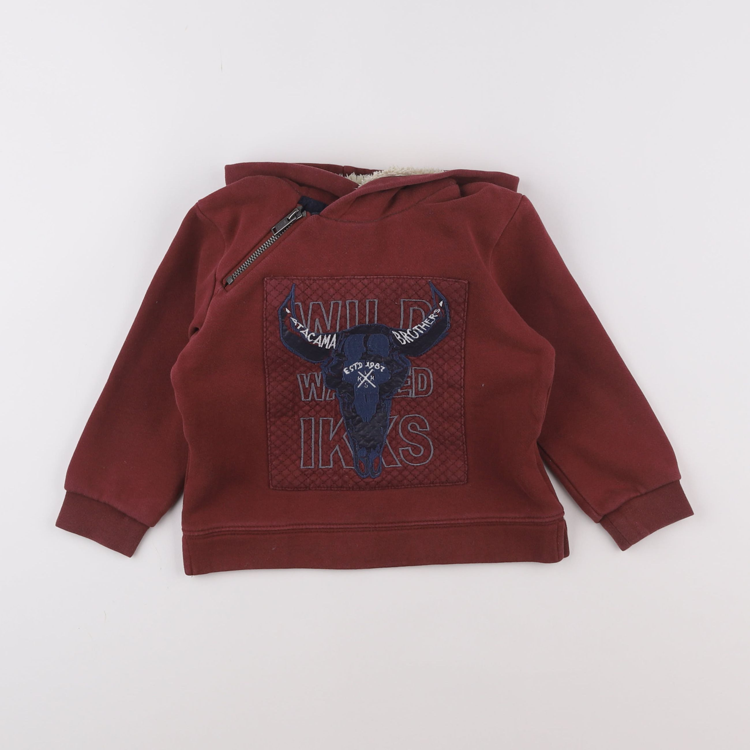 IKKS - sweat rouge - 3 ans