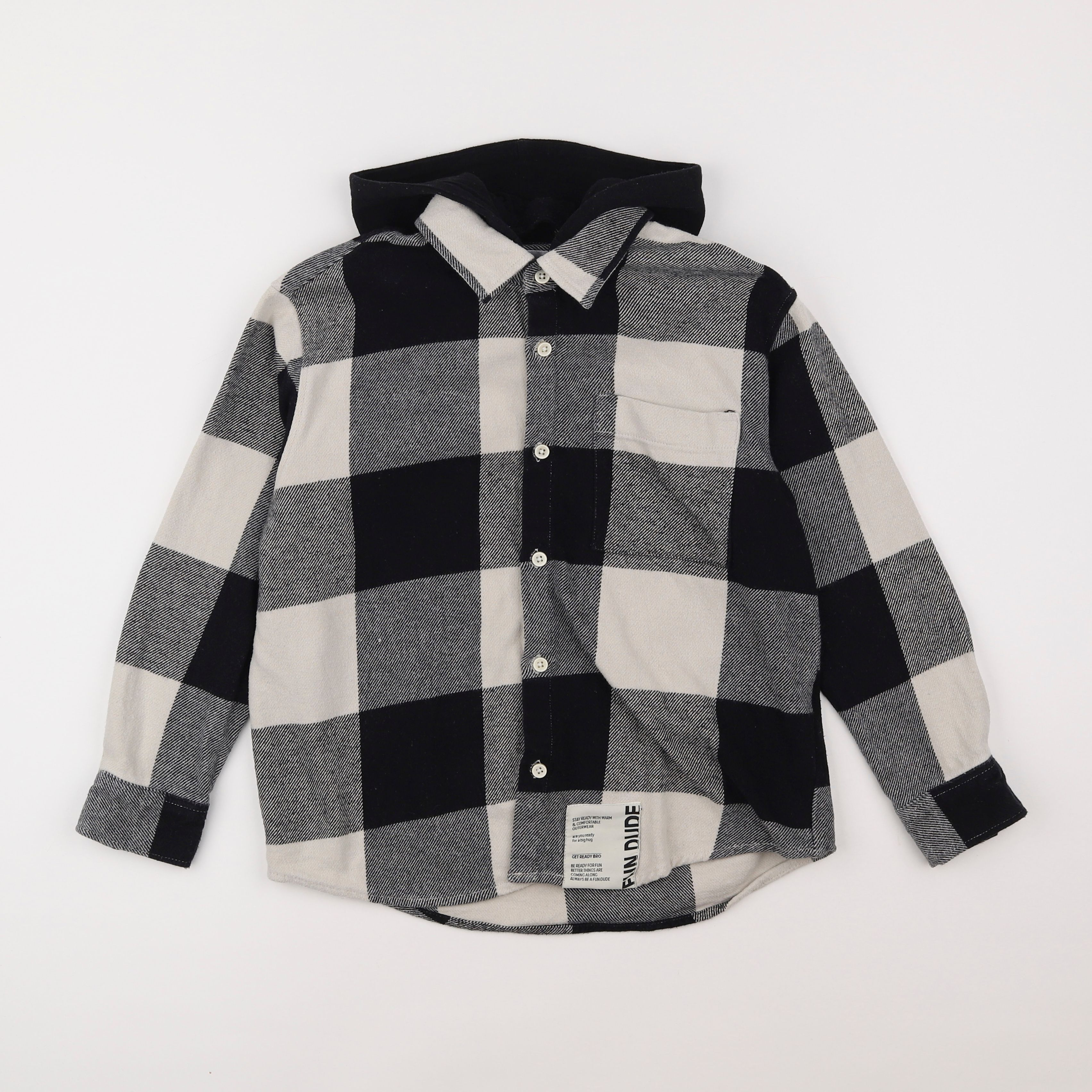 Zara - chemise noir, blanc - 9 ans