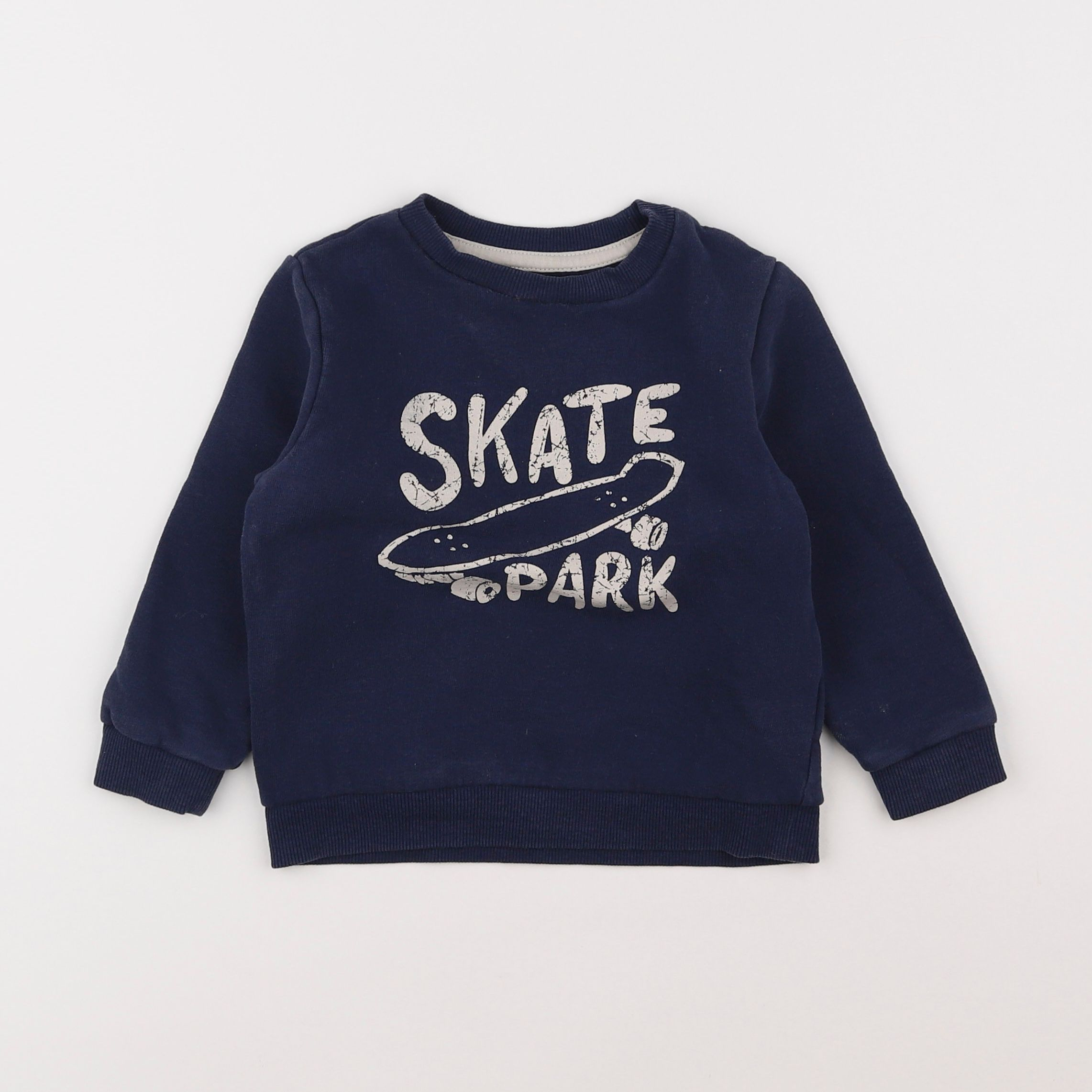 Vertbaudet - sweat bleu - 3 ans