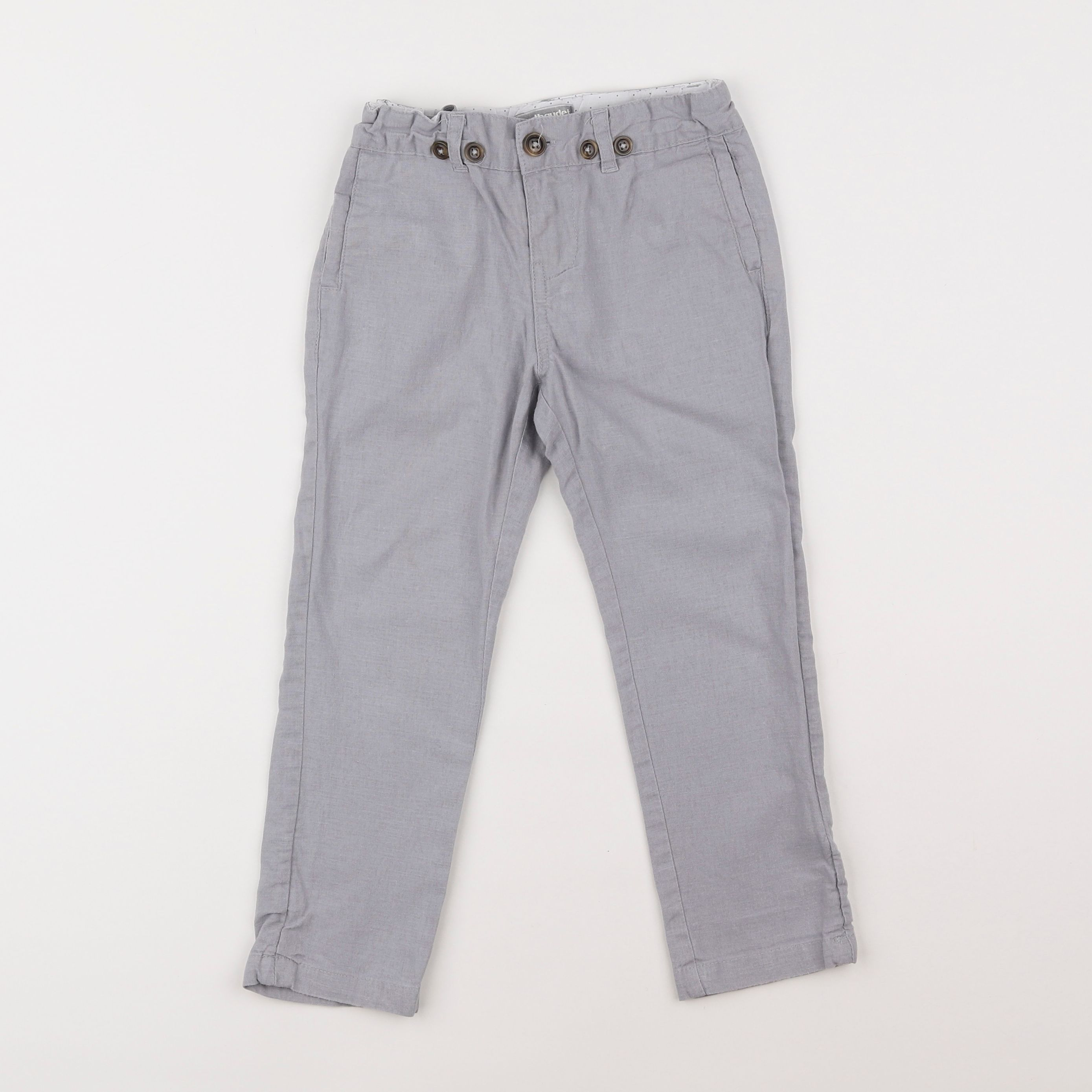 Vertbaudet - pantalon gris - 4 ans