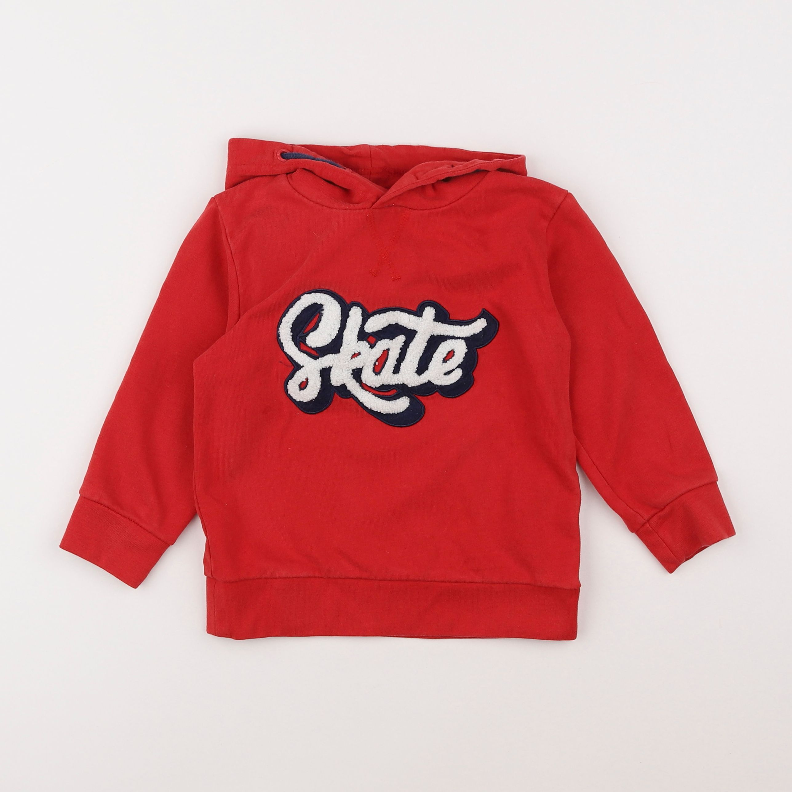 Vertbaudet - sweat rouge - 4 ans