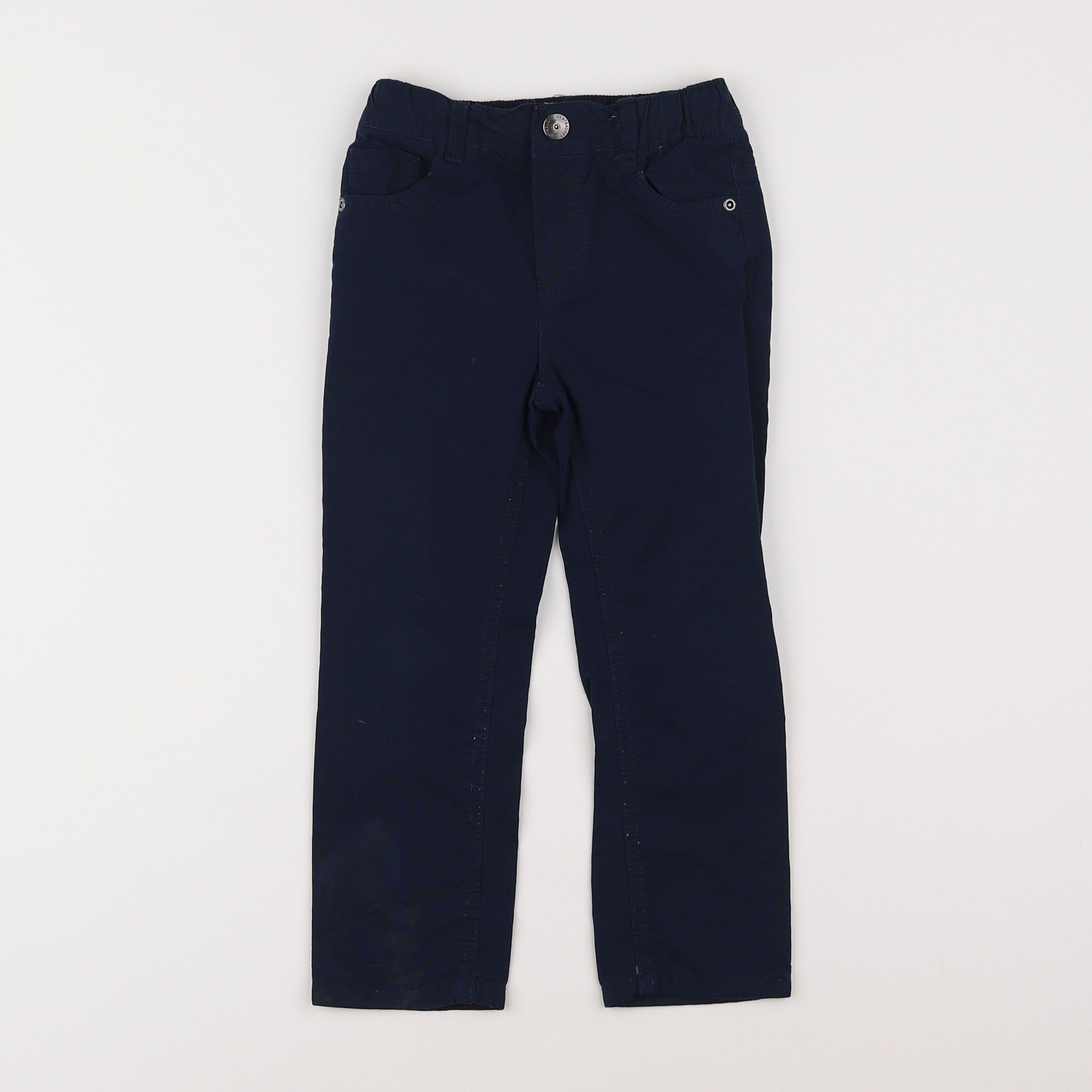 Vertbaudet - pantalon bleu - 4 ans