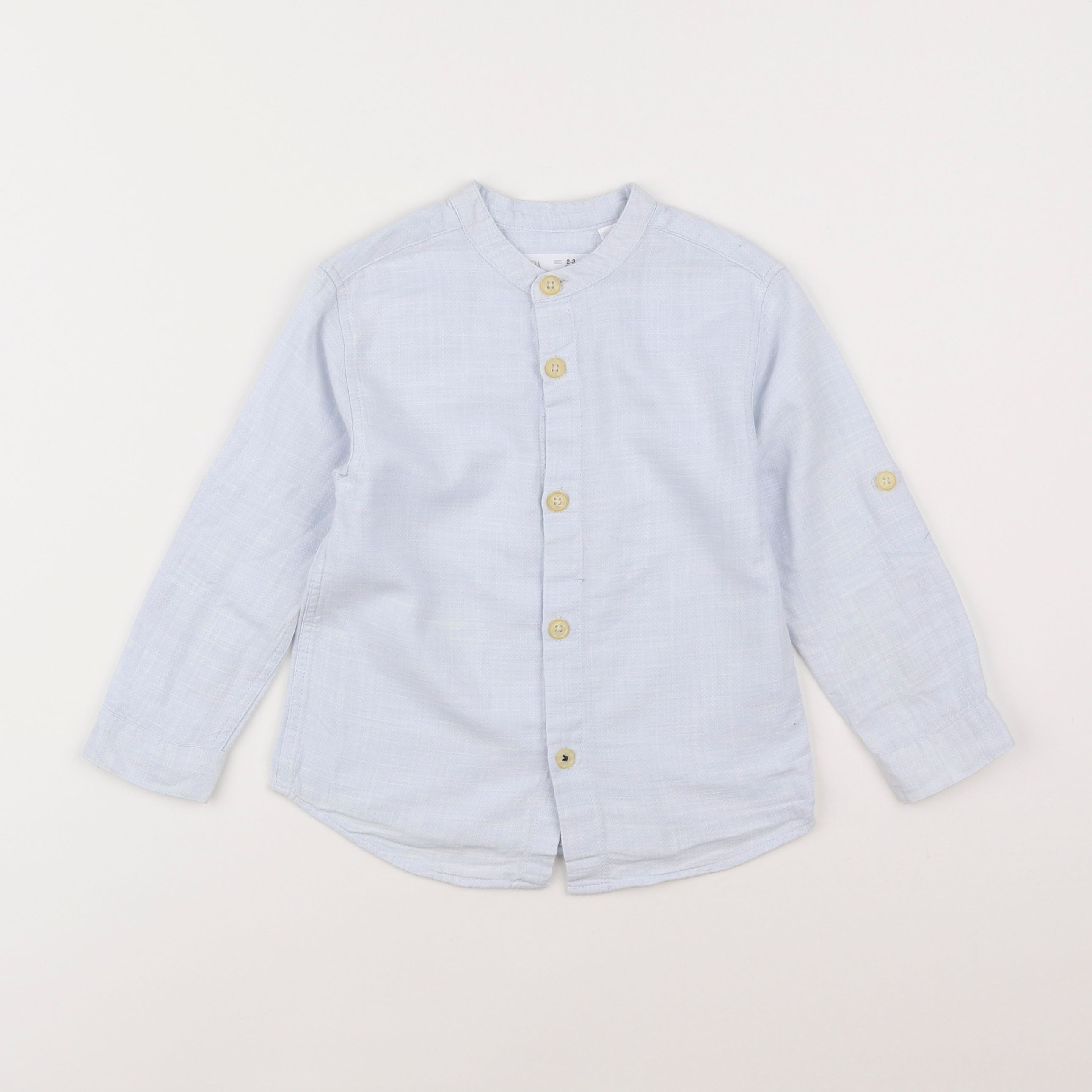 Zara - chemise bleu - 2/3 ans