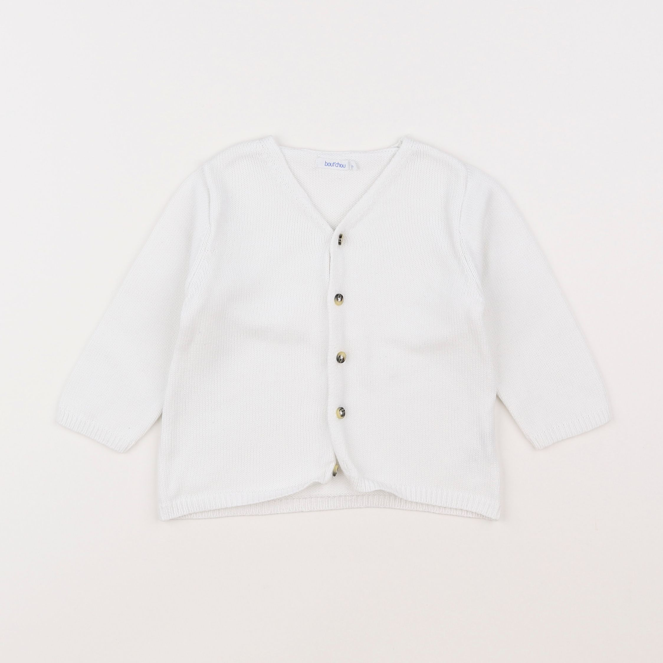 Boutchou - gilet blanc - 18 mois