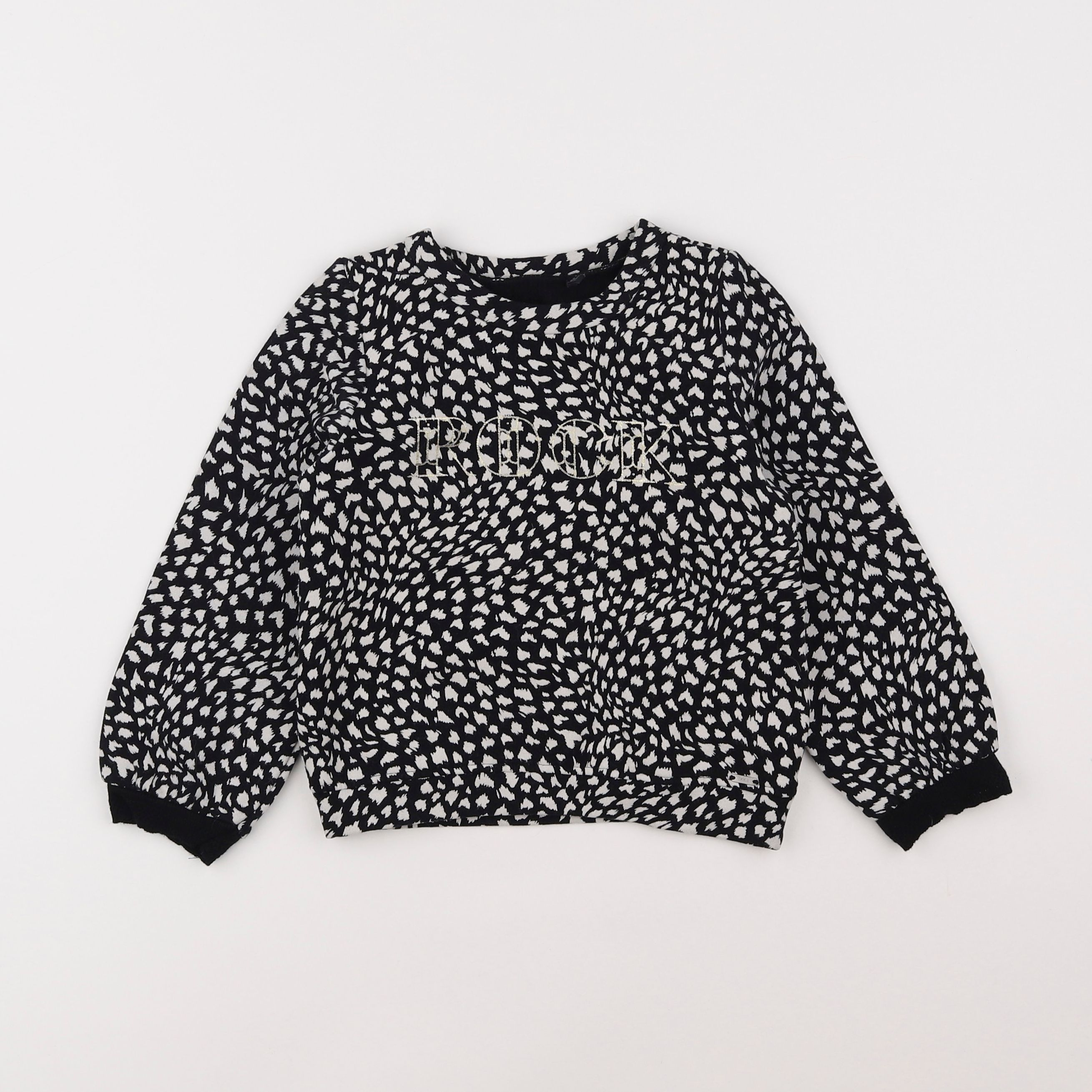 IKKS - sweat noir - 4 ans