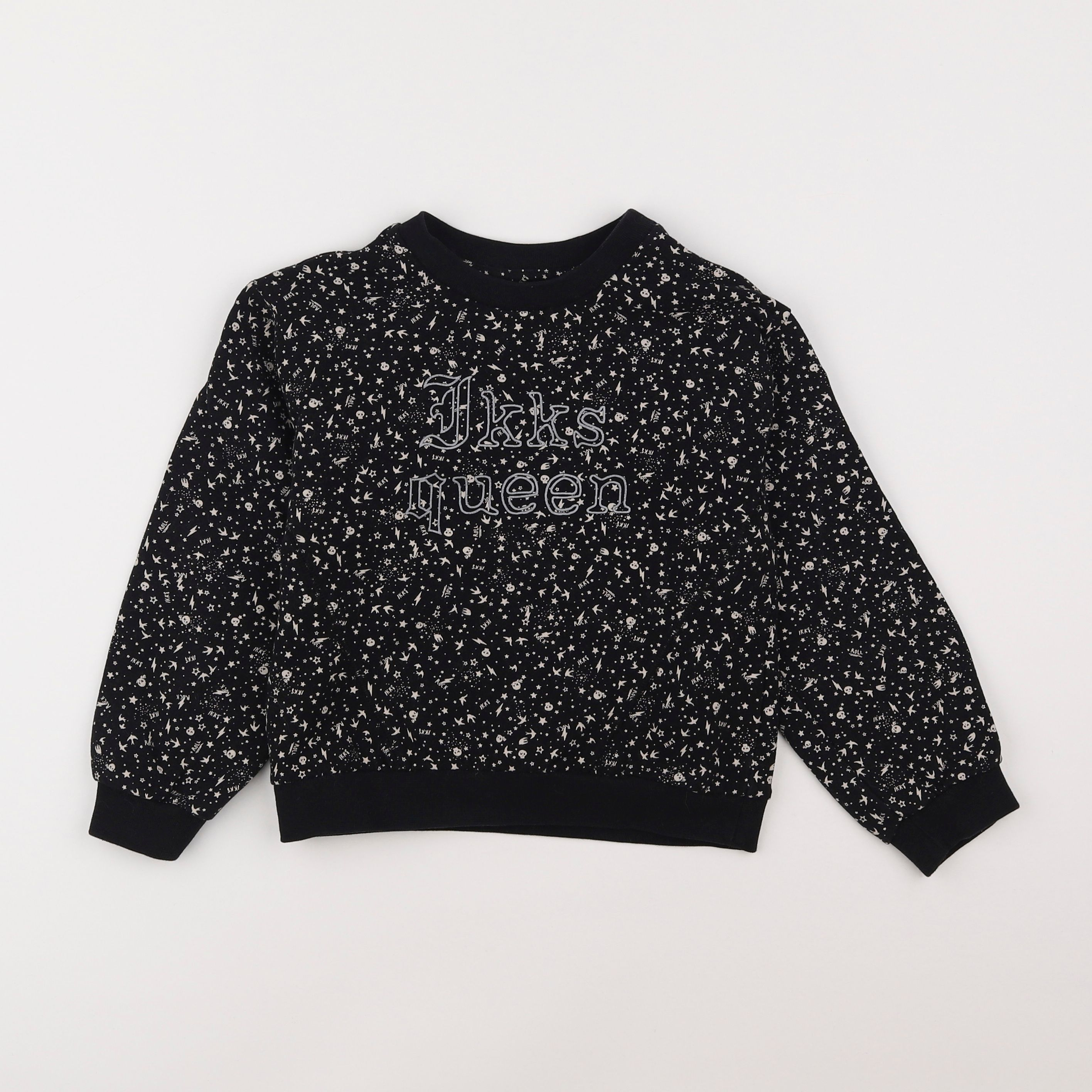 IKKS - sweat noir - 6 ans