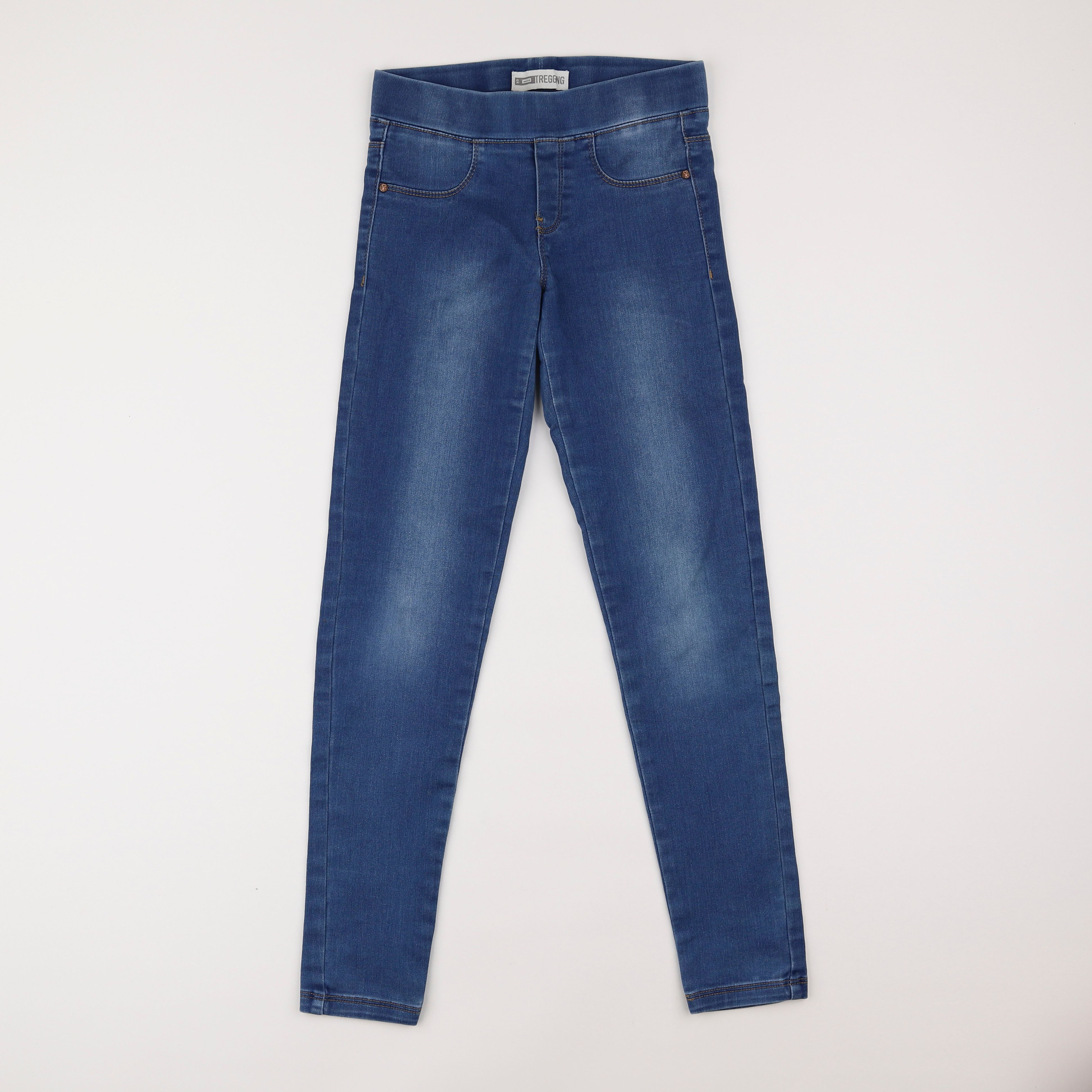 Okaidi - jegging bleu - 10 ans