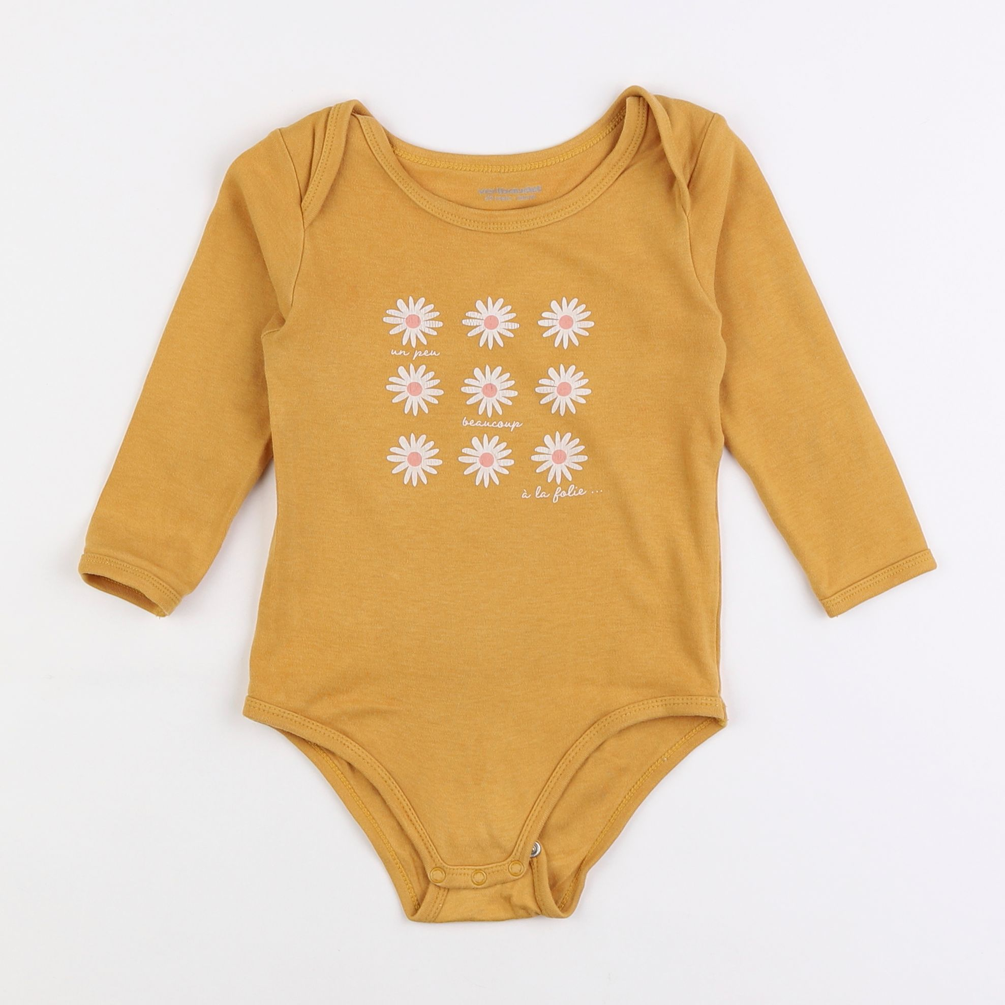 Vertbaudet - body marron - 2 ans