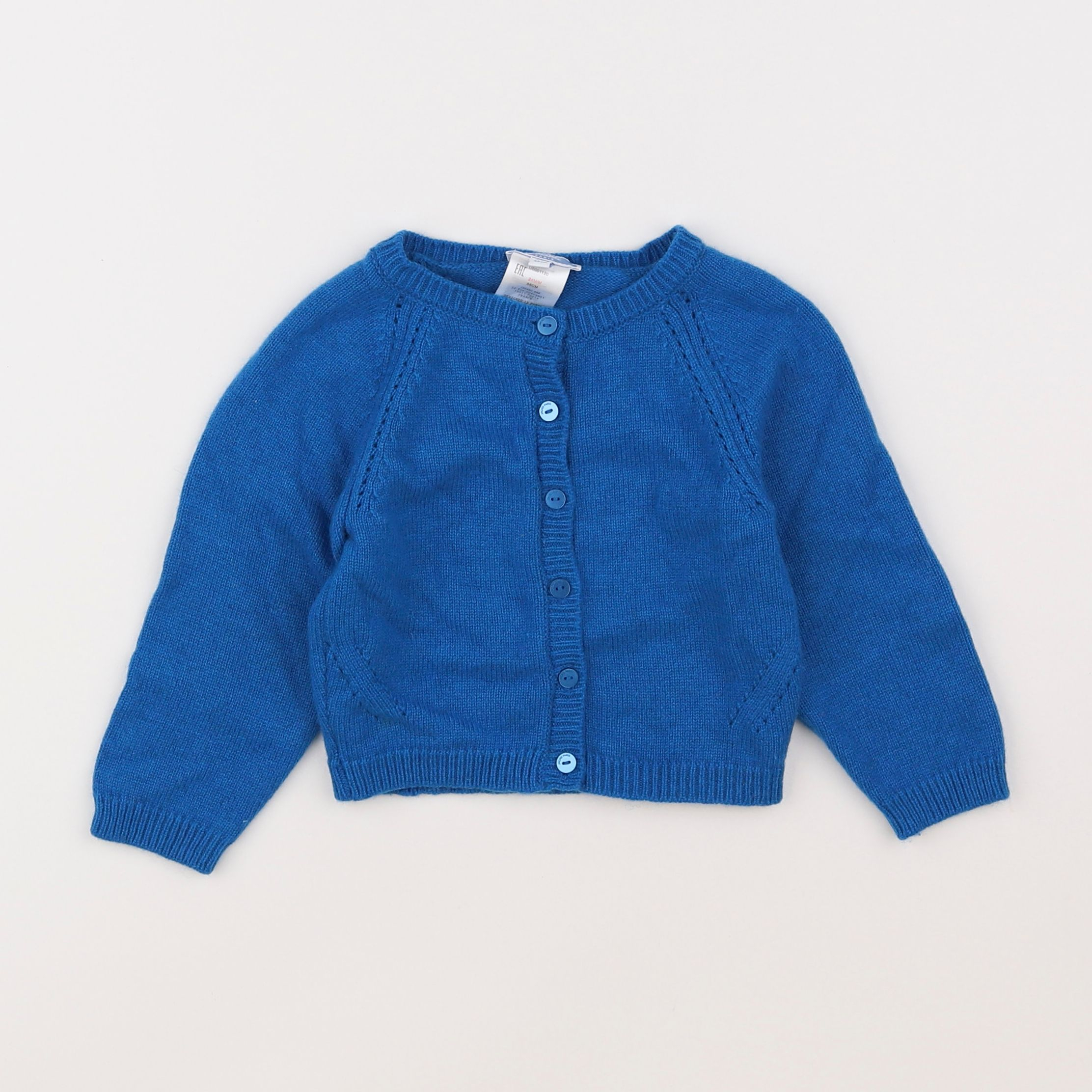 Jacadi - gilet bleu - 2 ans