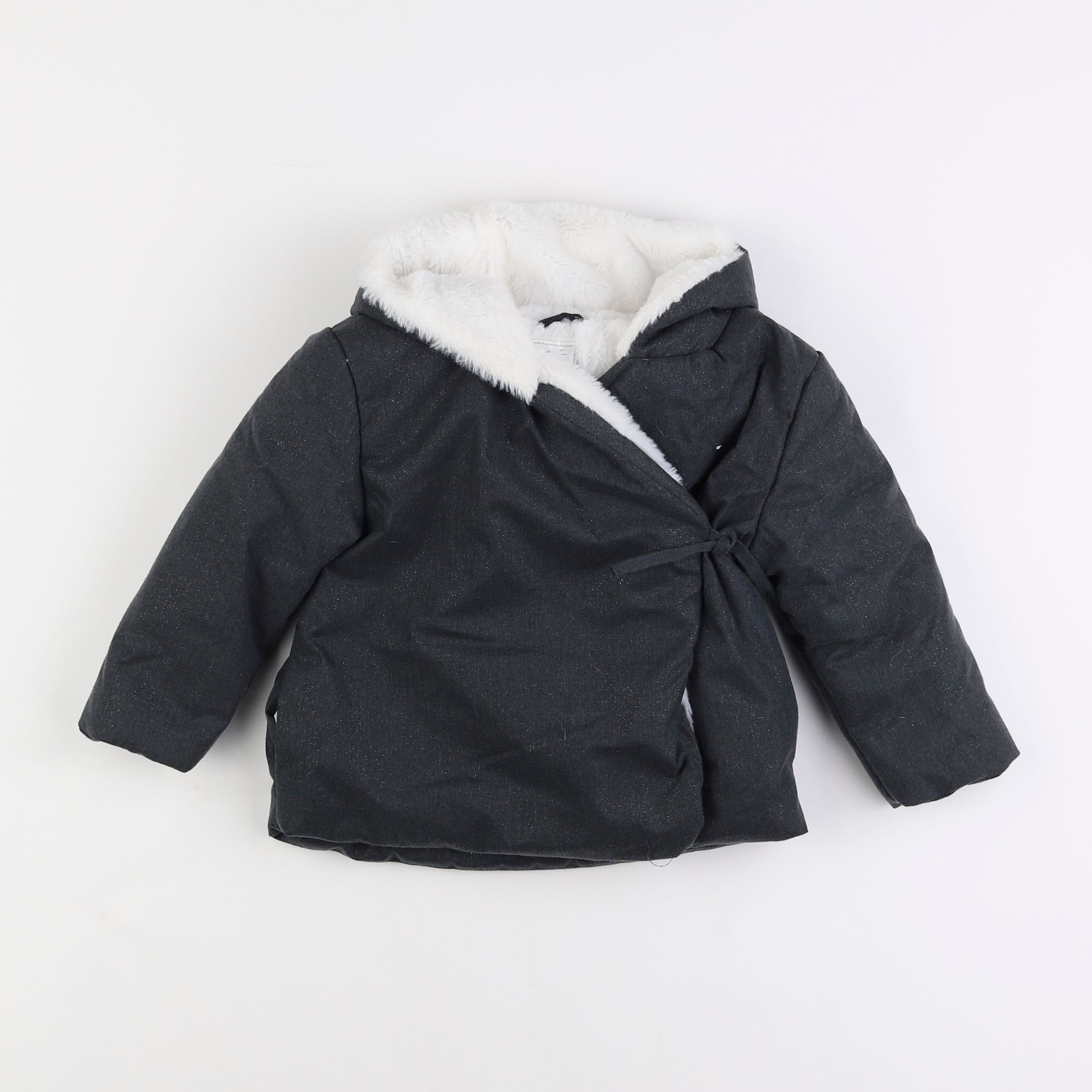 Vertbaudet - veste gris - 2 ans